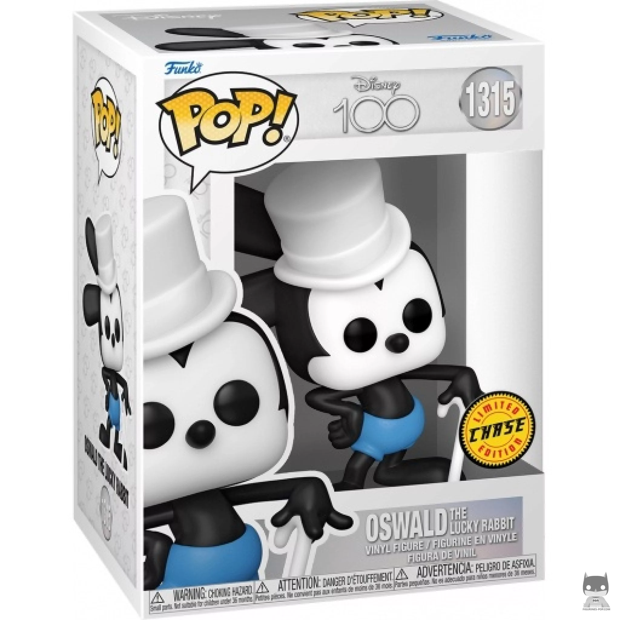 Oswald The Lucky Rabbit (Chase) Funko Pop! figure in its box