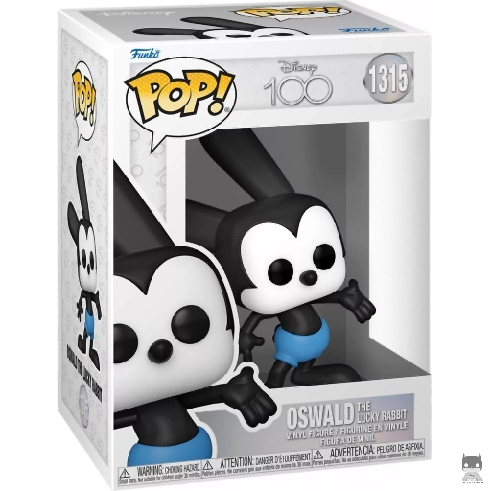 Oswald The Lucky Rabbit Funko Pop! figure in its box