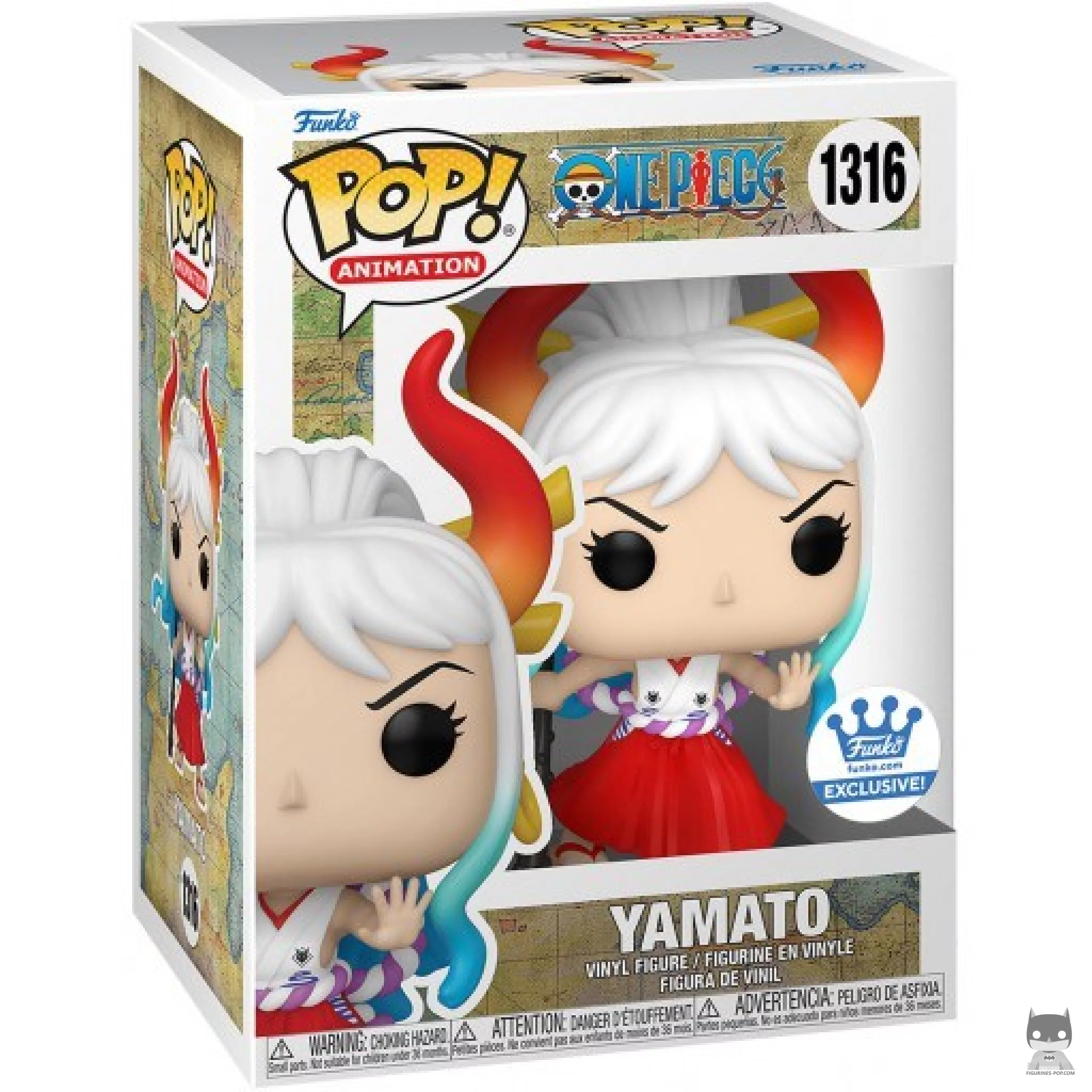 Yamato Funko Pop! figure in its box