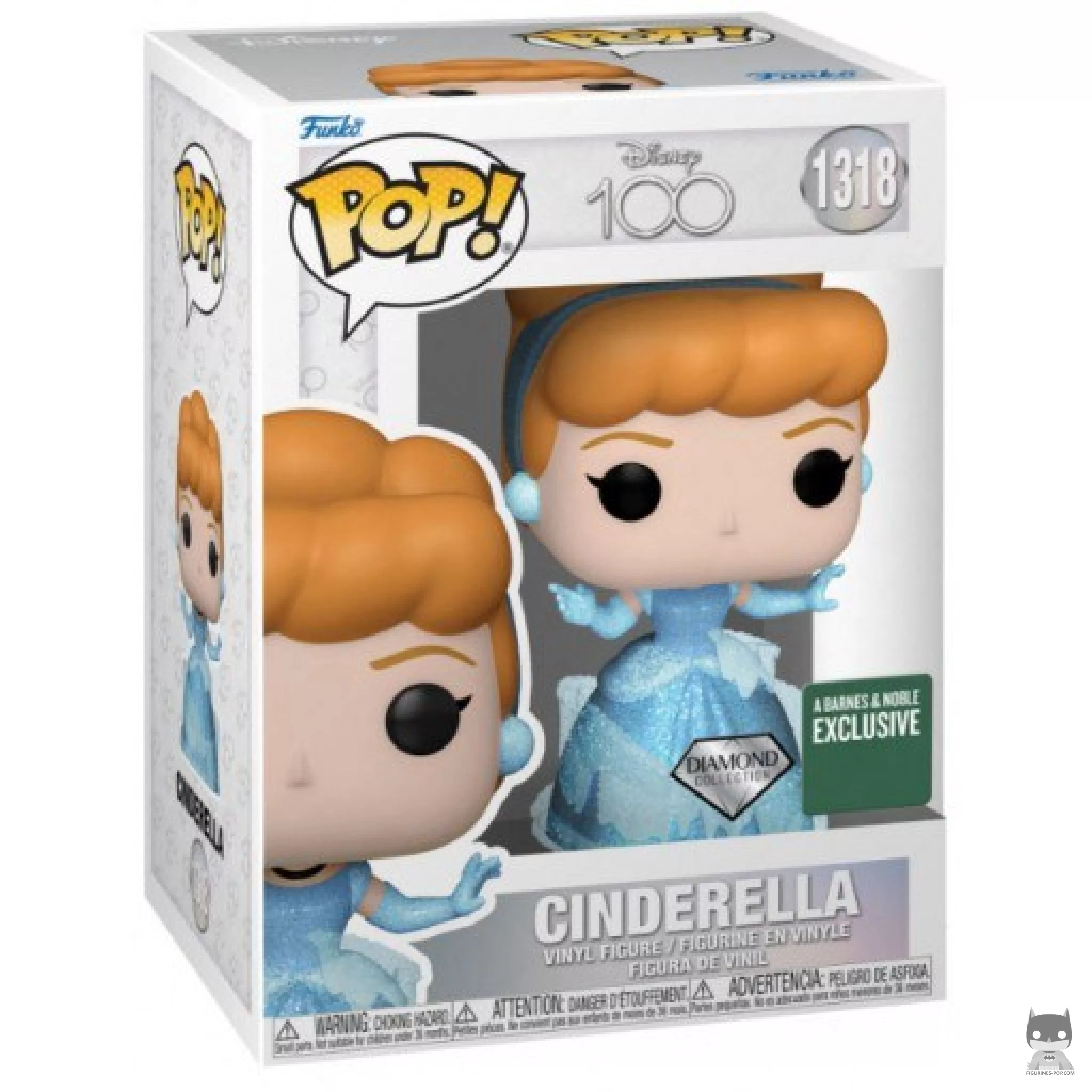 Cinderella (Diamond Glitter) Funko Pop! figure in its box
