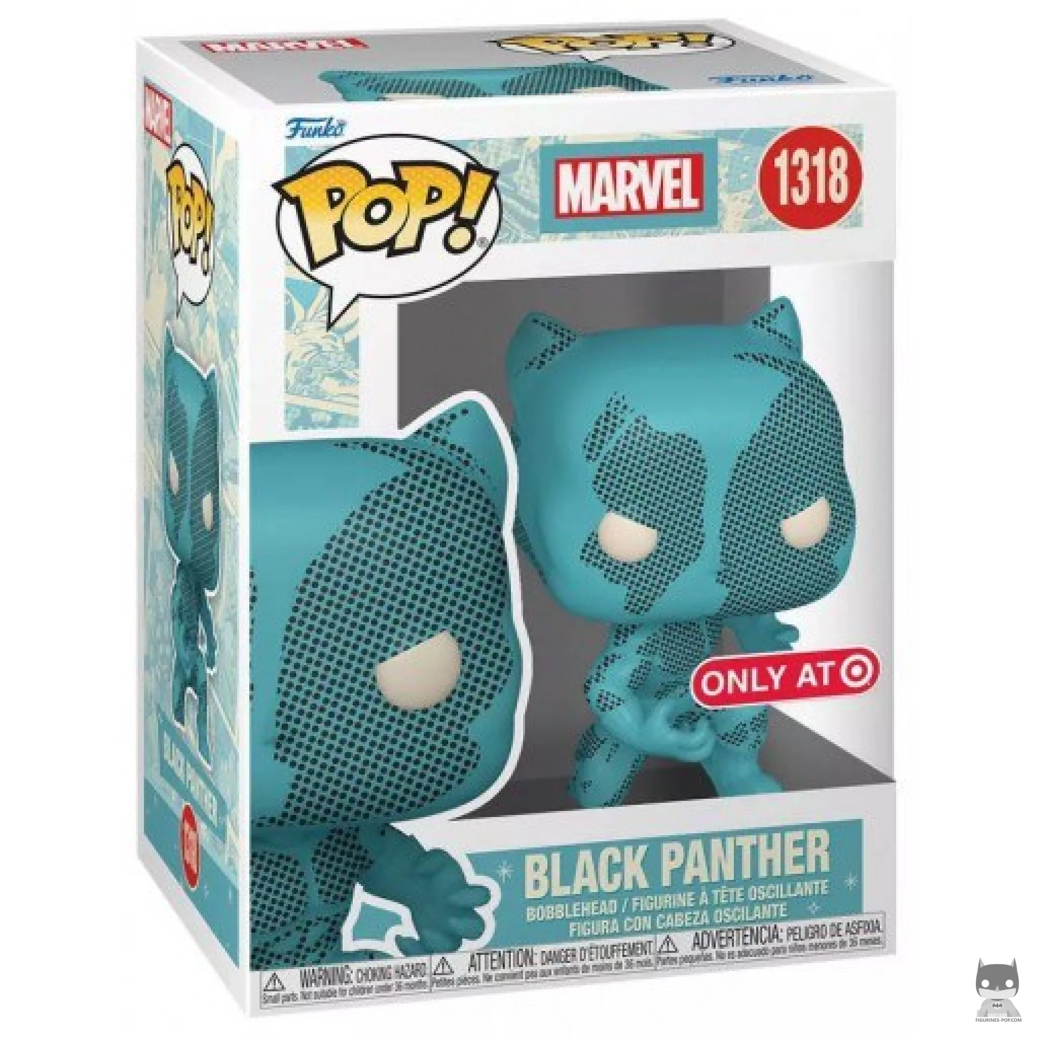 Black Panther (Retro Reimagined) Funko Pop! figure in its box