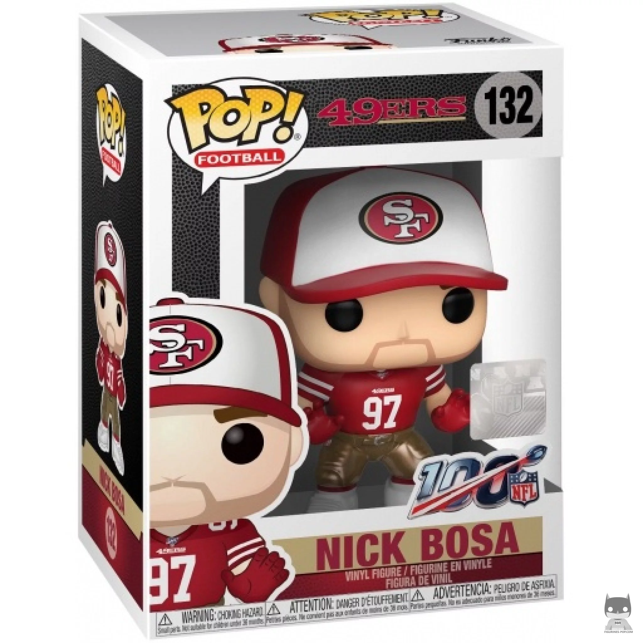 Nick Bosa Funko Pop! figure in its box