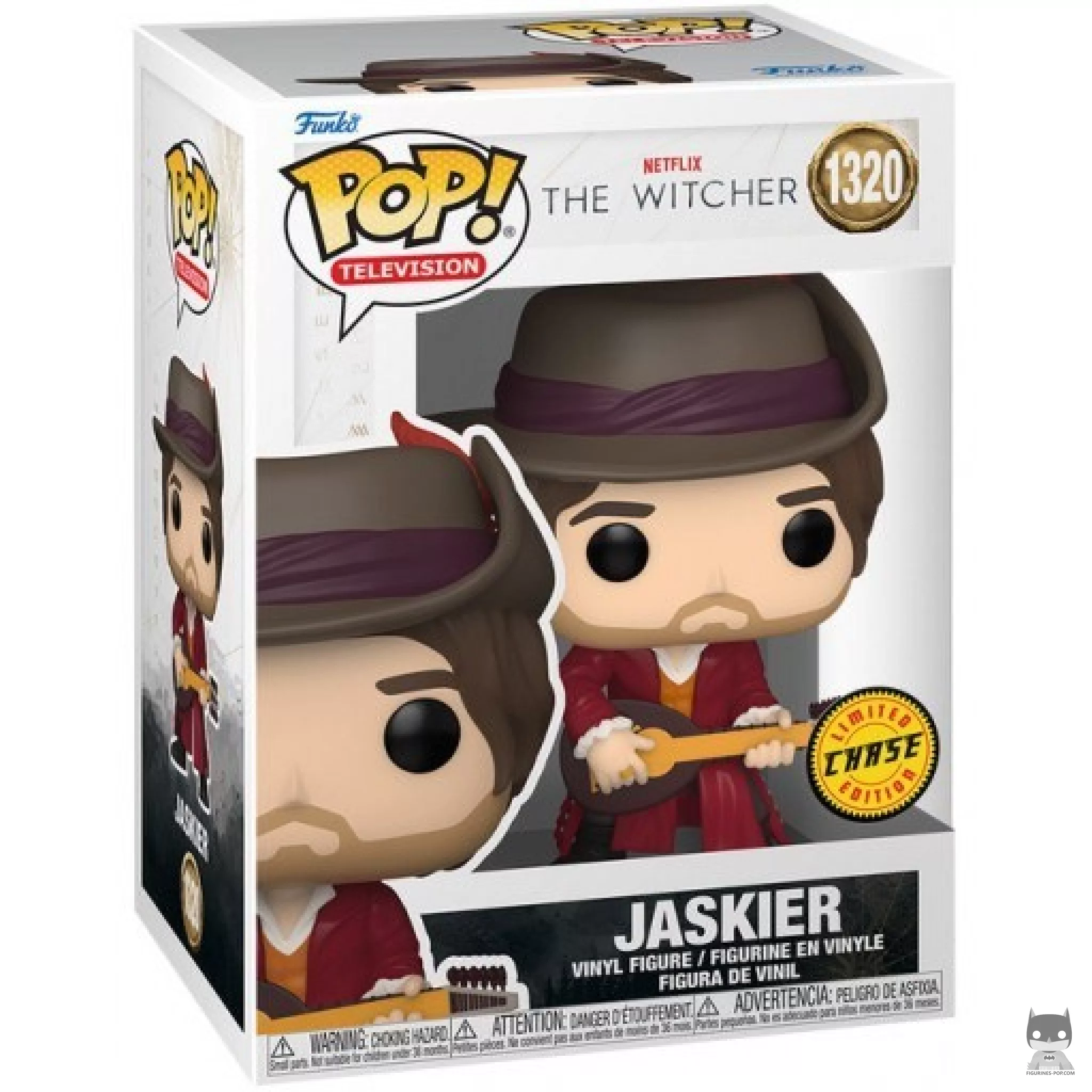 Jaskier (Chase) Funko Pop! figure in its box