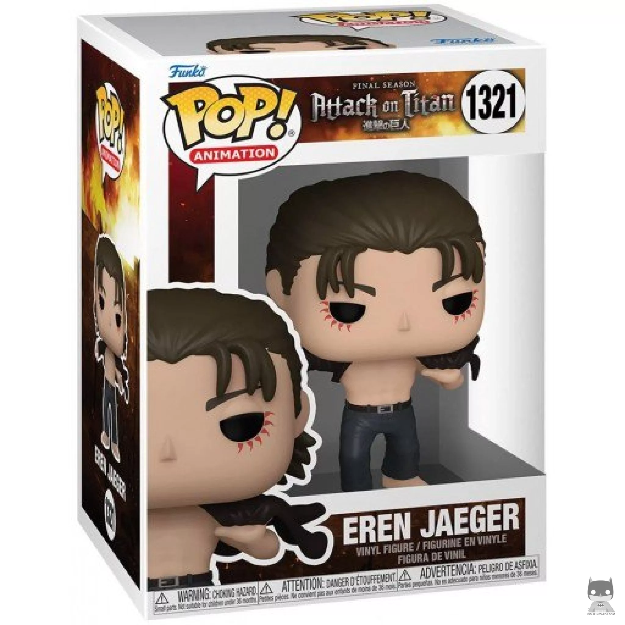 Eren Jaeger Funko Pop! figure in its box