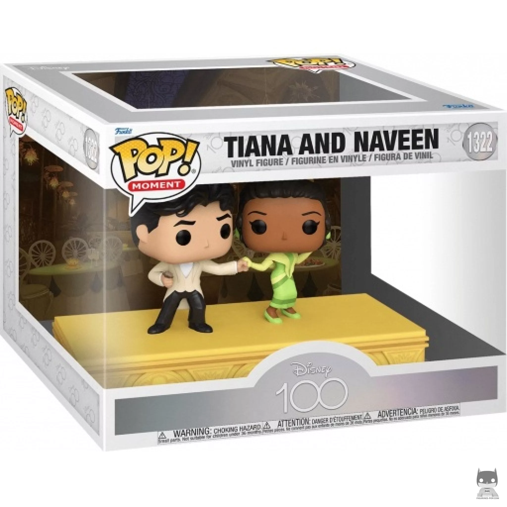 Tiana & Naveen Funko Pop! figure in its box