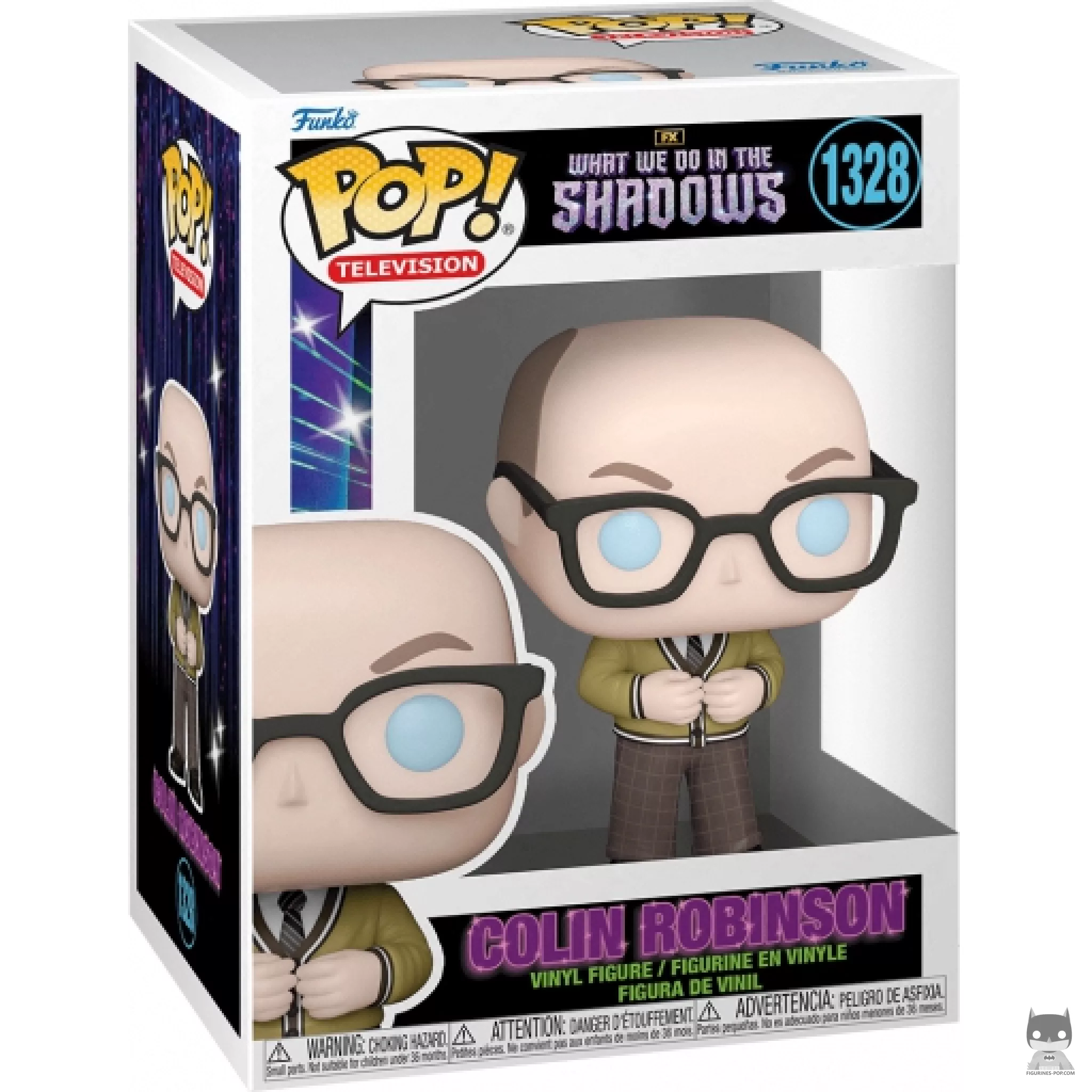 Colin Robinson Funko Pop! figure in its box