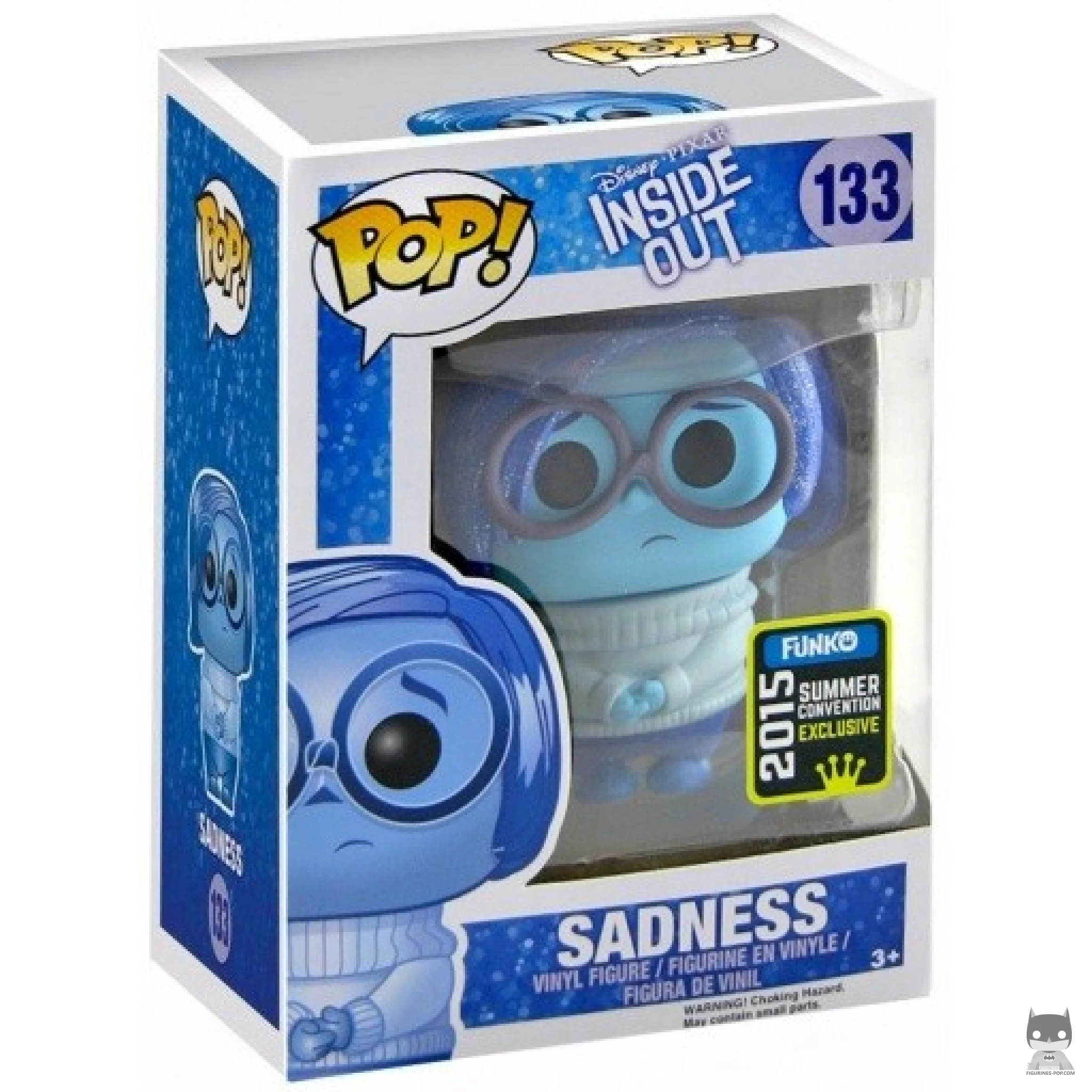 Sadness (Glitter) Funko Pop! figure in its box