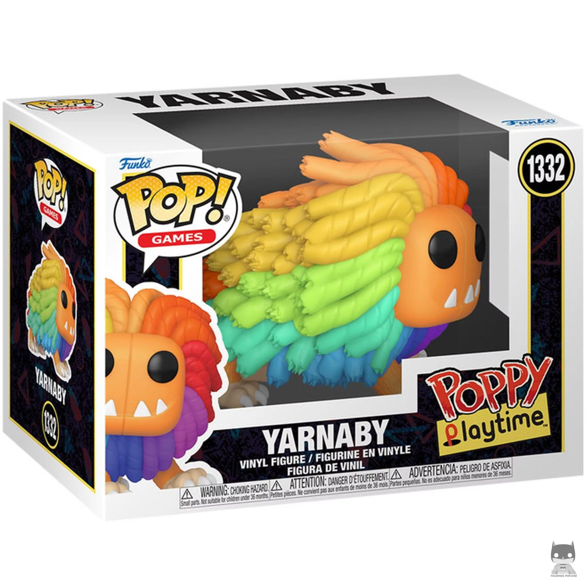 Yarnaby Funko Pop! figure in its box