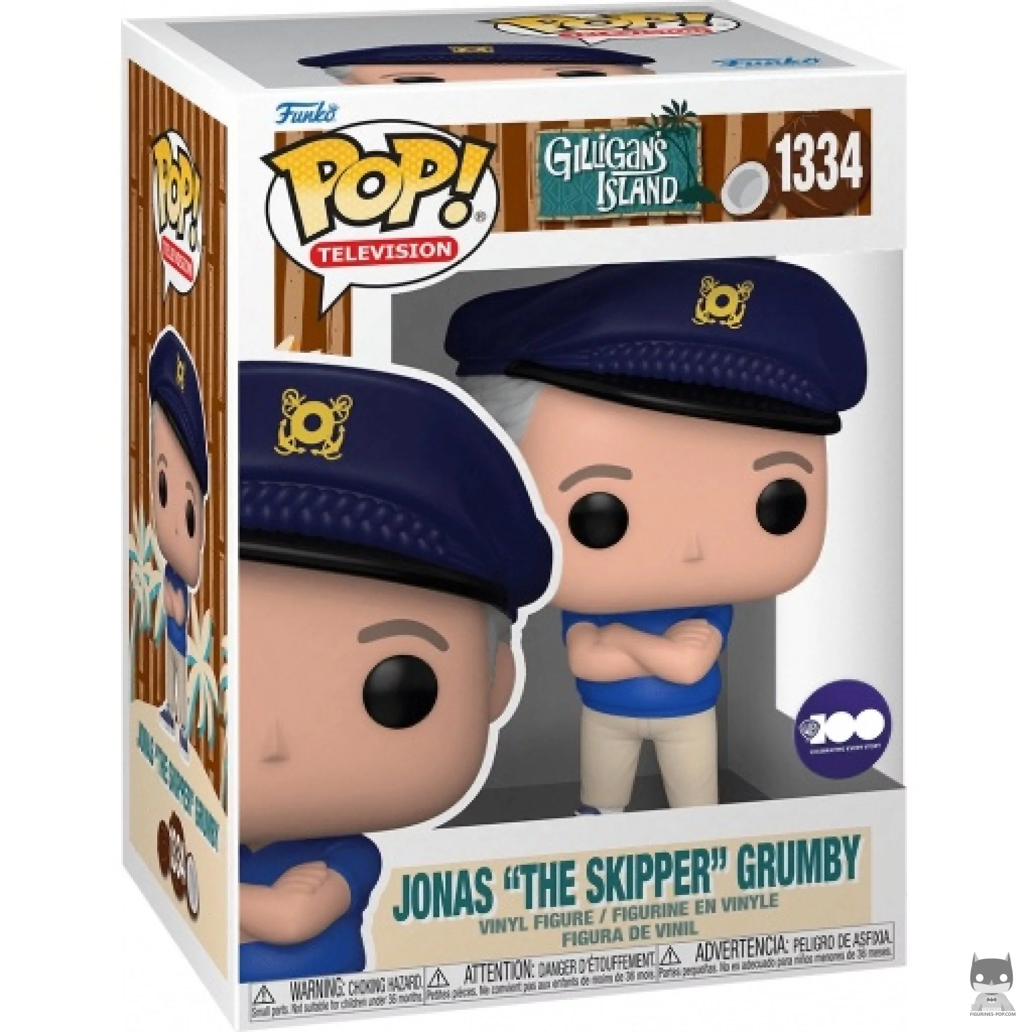Jonas "The Skipper" Grumby Funko Pop! figure in its box