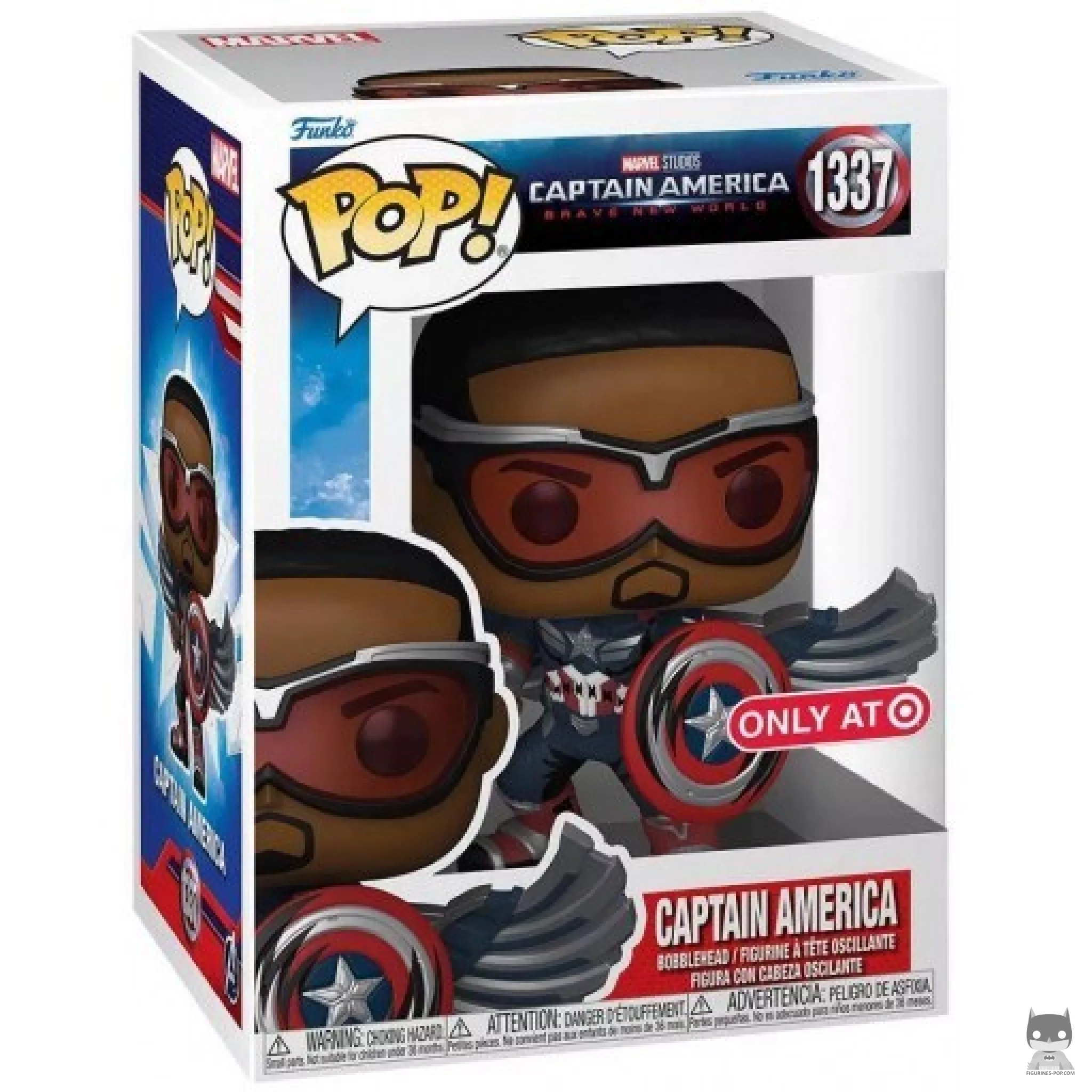Captain America Funko Pop! figure in its box