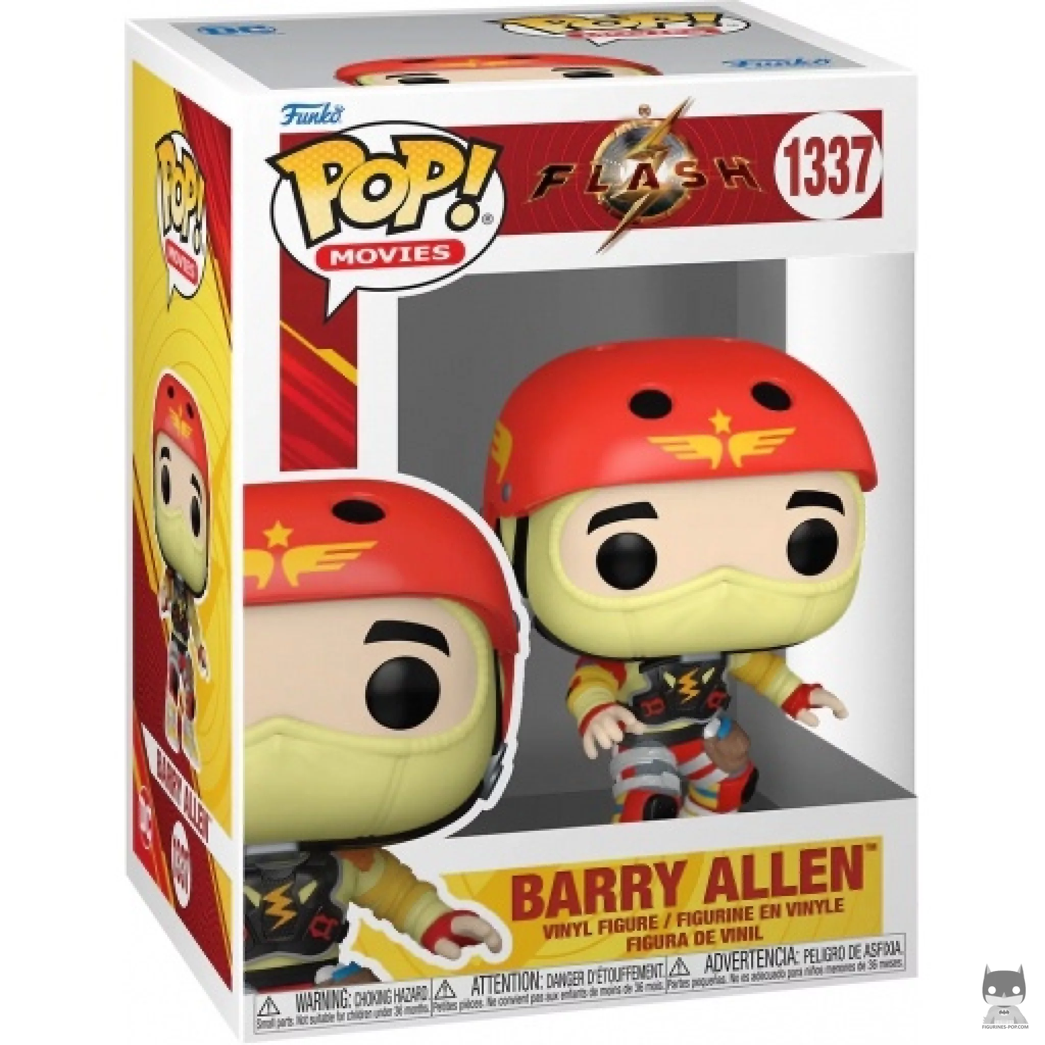 Barry Allen in Prototype Suit Funko Pop! figure in its box