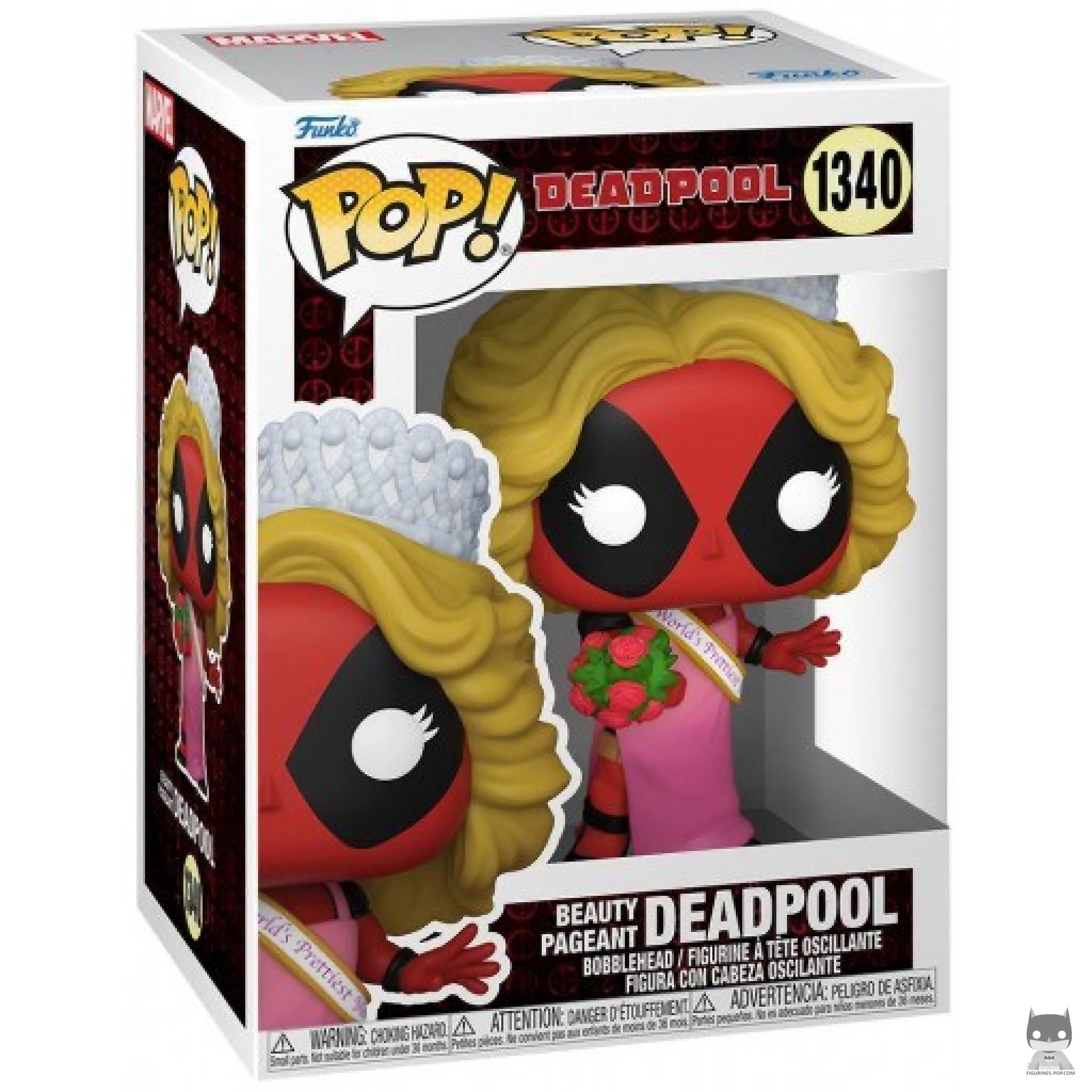 Beauty Pageant Deadpool Funko Pop! figure in its box