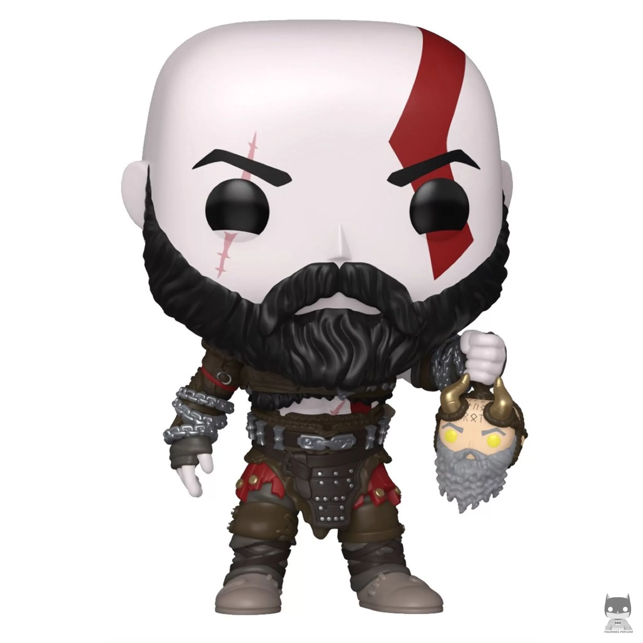 Kratos with Mimir's Head Funko Pop! figure (God of War)