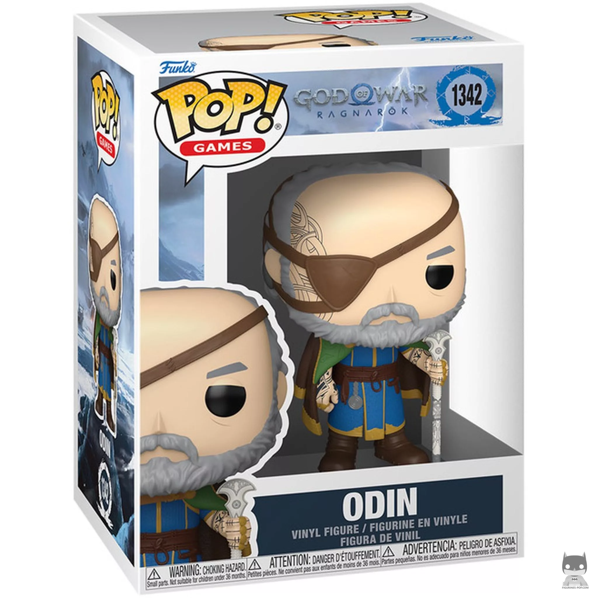 Odin Funko Pop! figure in its box
