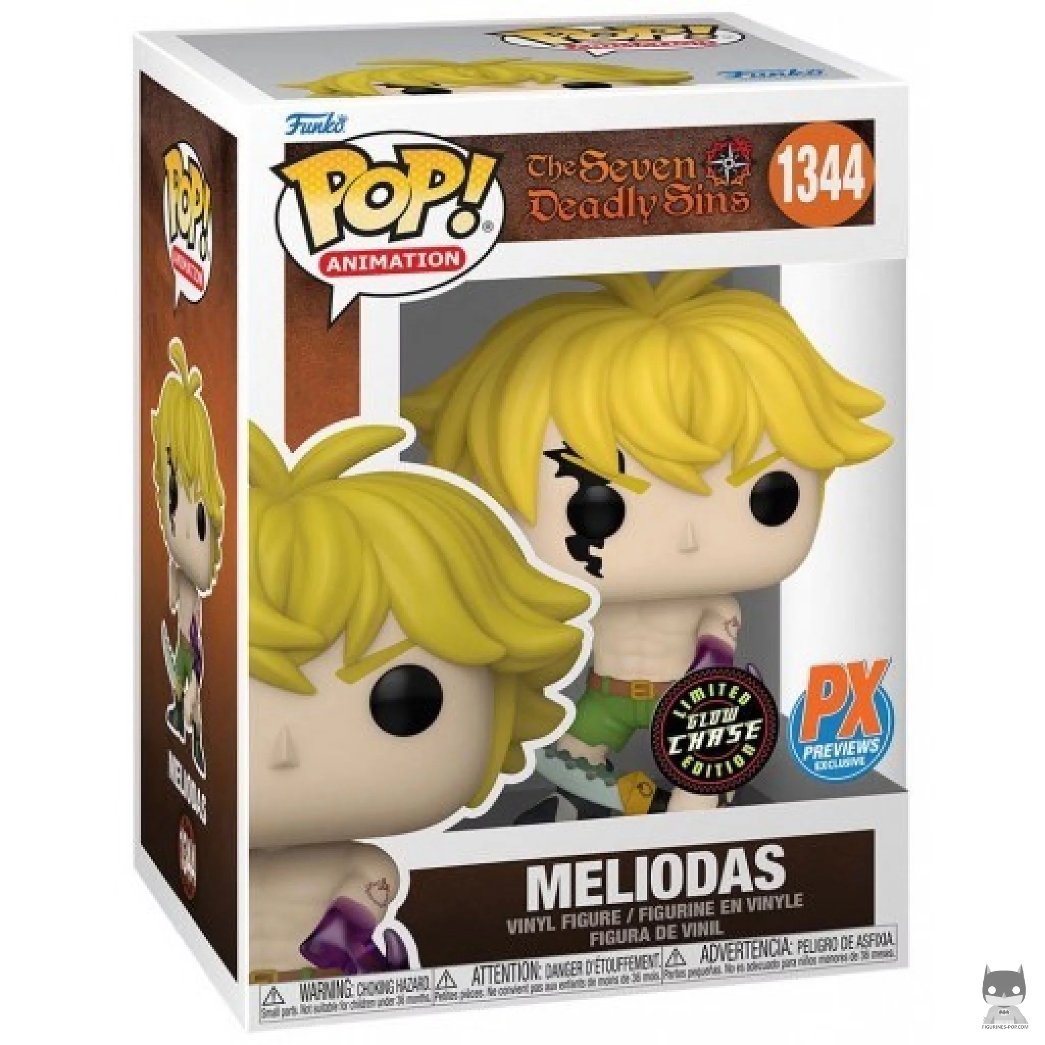 Meliodas Demon Mode (Chase & Glow in the Dark) Funko Pop! figure in its box