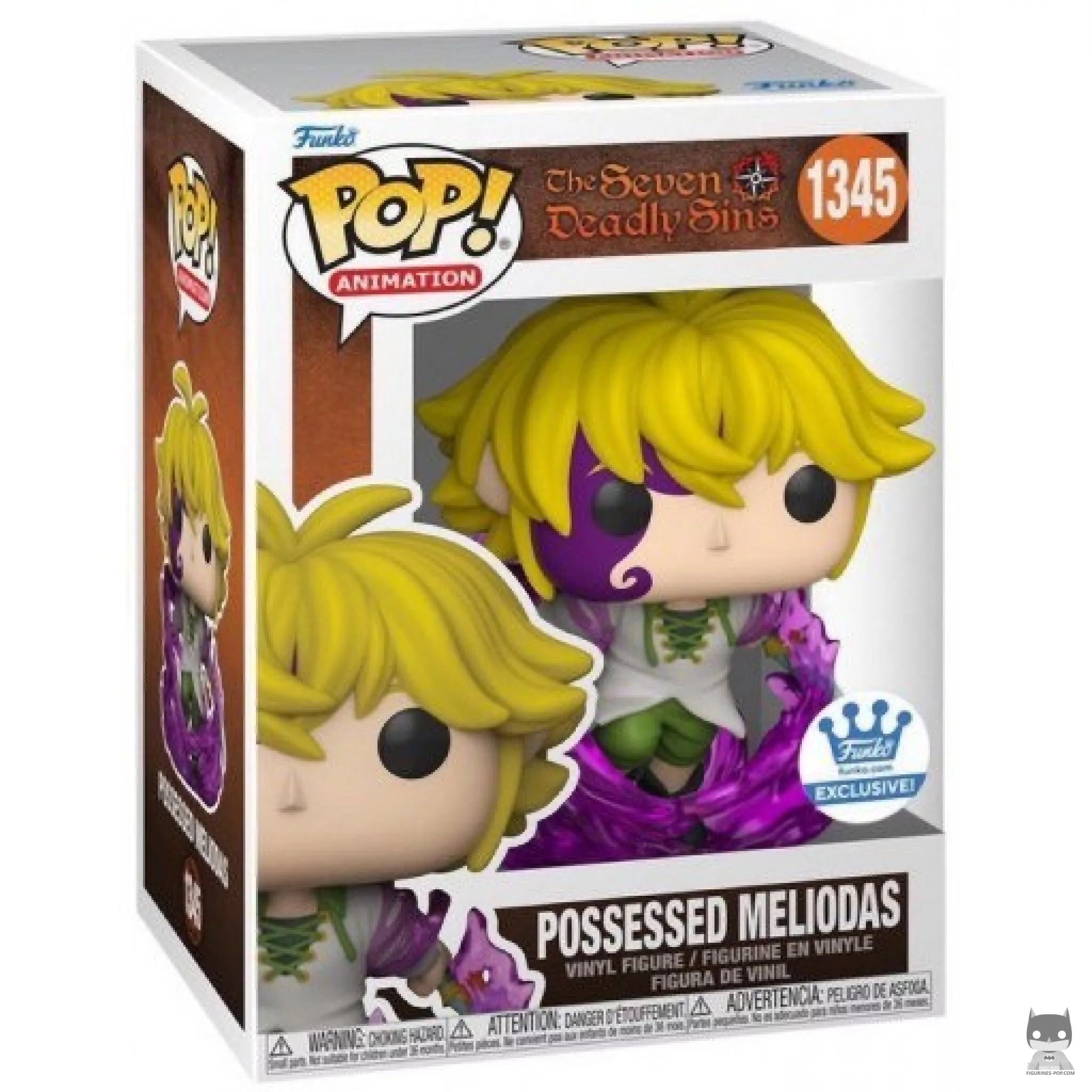 Possessed Meliodas Funko Pop! figure in its box