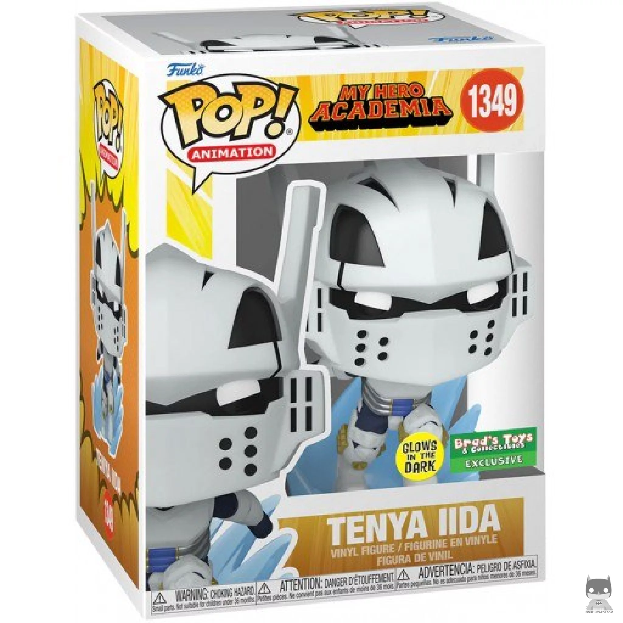 Tenya Iida (Glow in the Dark) Funko Pop! figure in its box