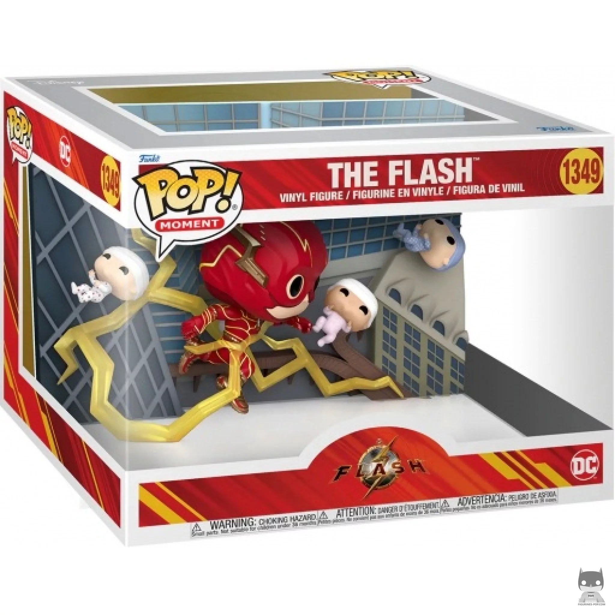 The Flash Funko Pop! figure in its box
