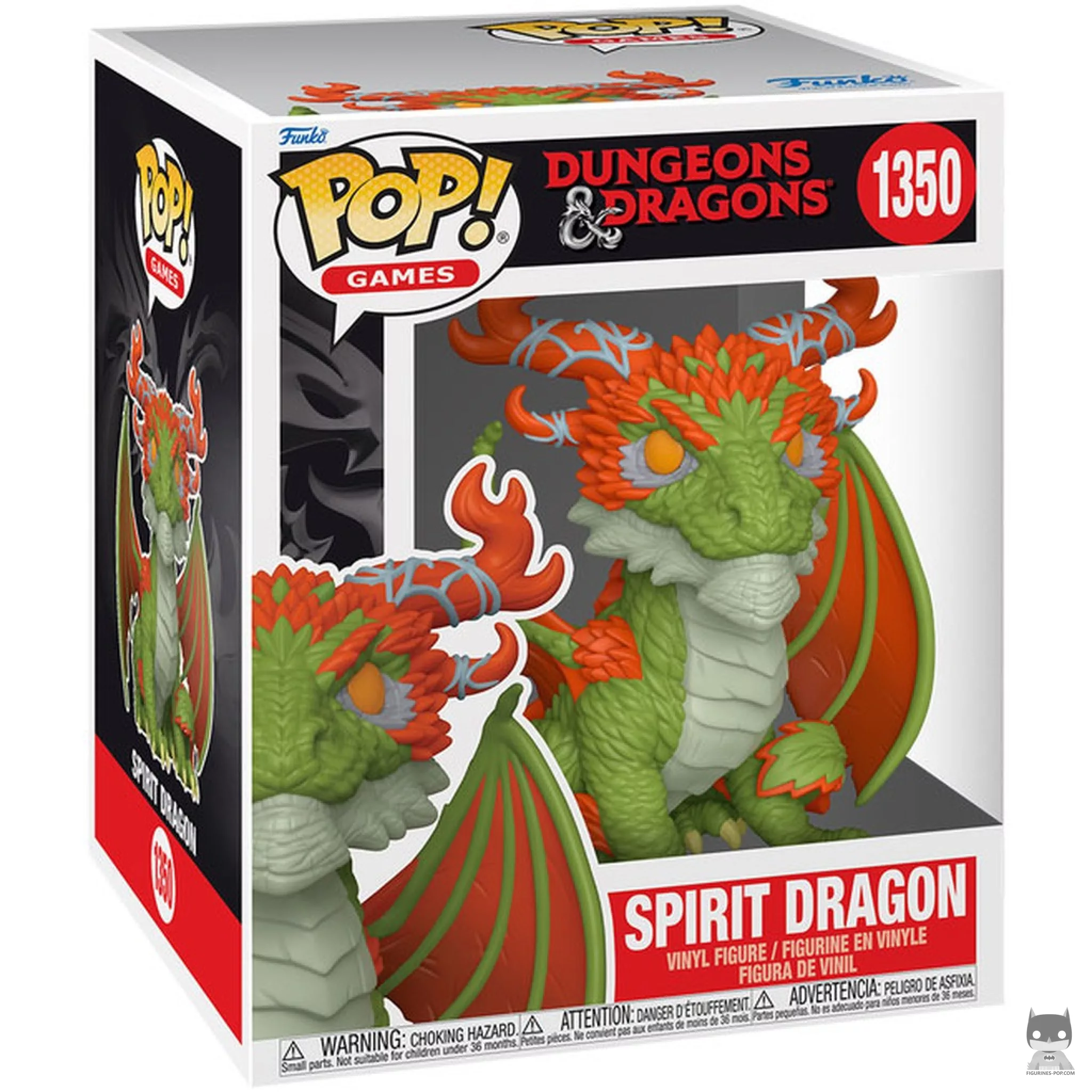 Spirit Dragon (Supersized) Funko Pop! figure in its box