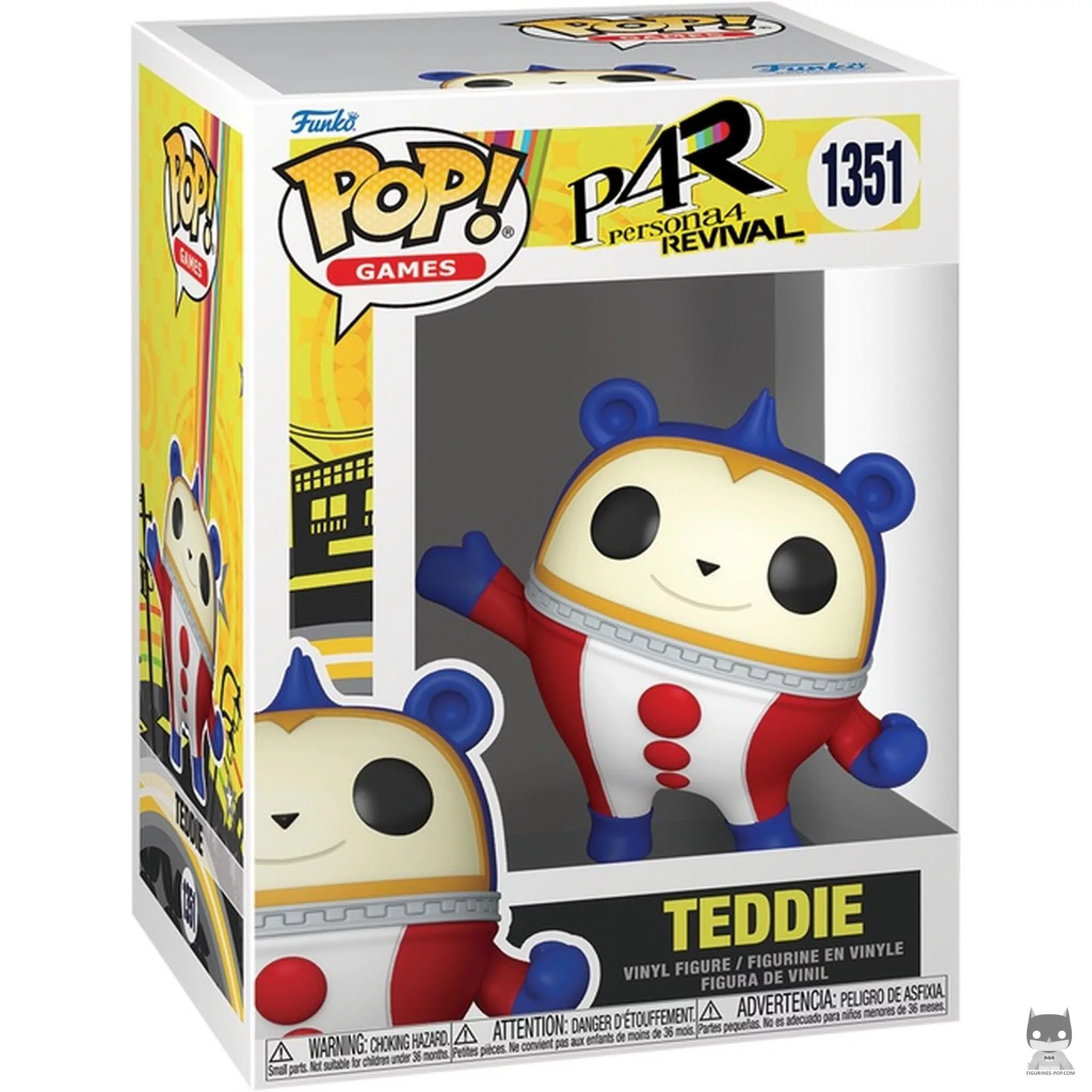 Teddie Funko Pop! figure in its box