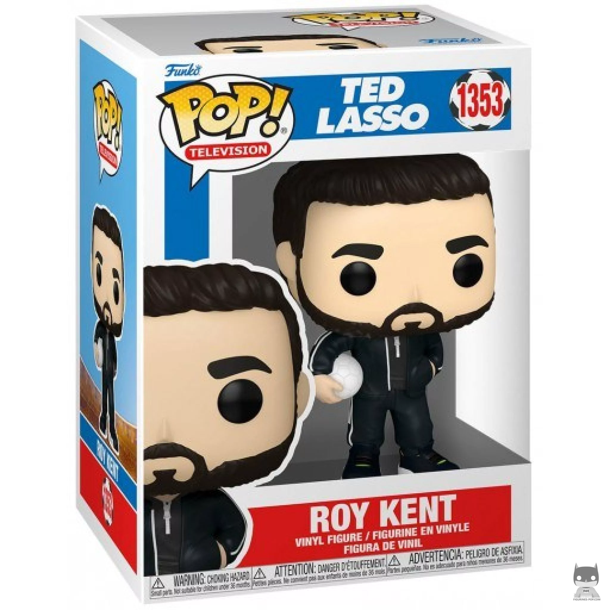 Roy Kent Funko Pop! figure in its box