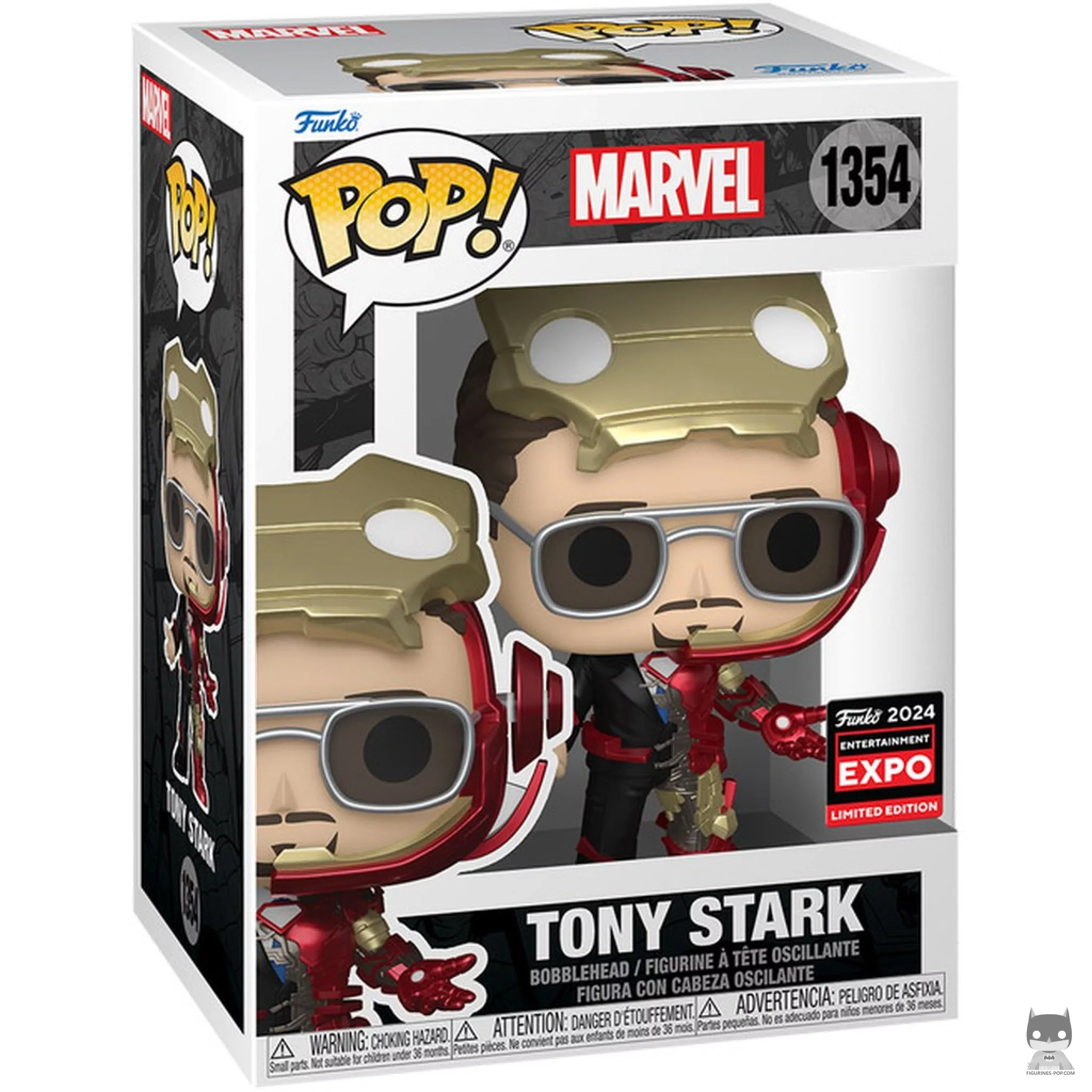 Tony Stark (Summoning Armor) Funko Pop! figure in its box