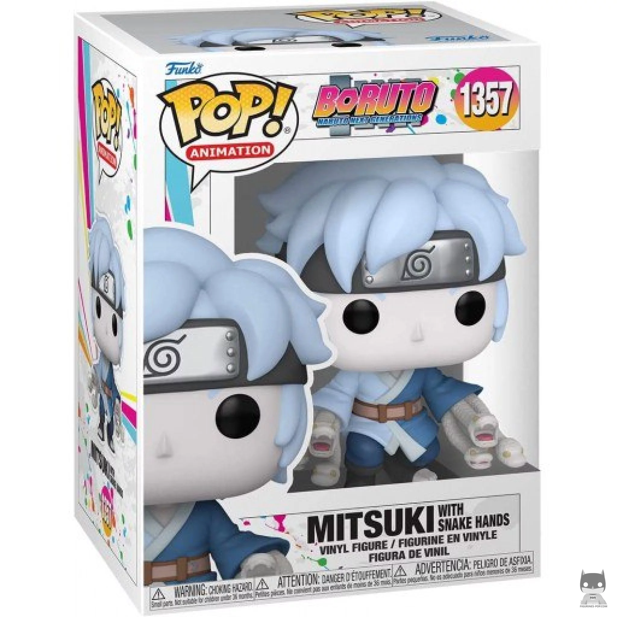 Mitsuki with Snake Hands Funko Pop! figure in its box
