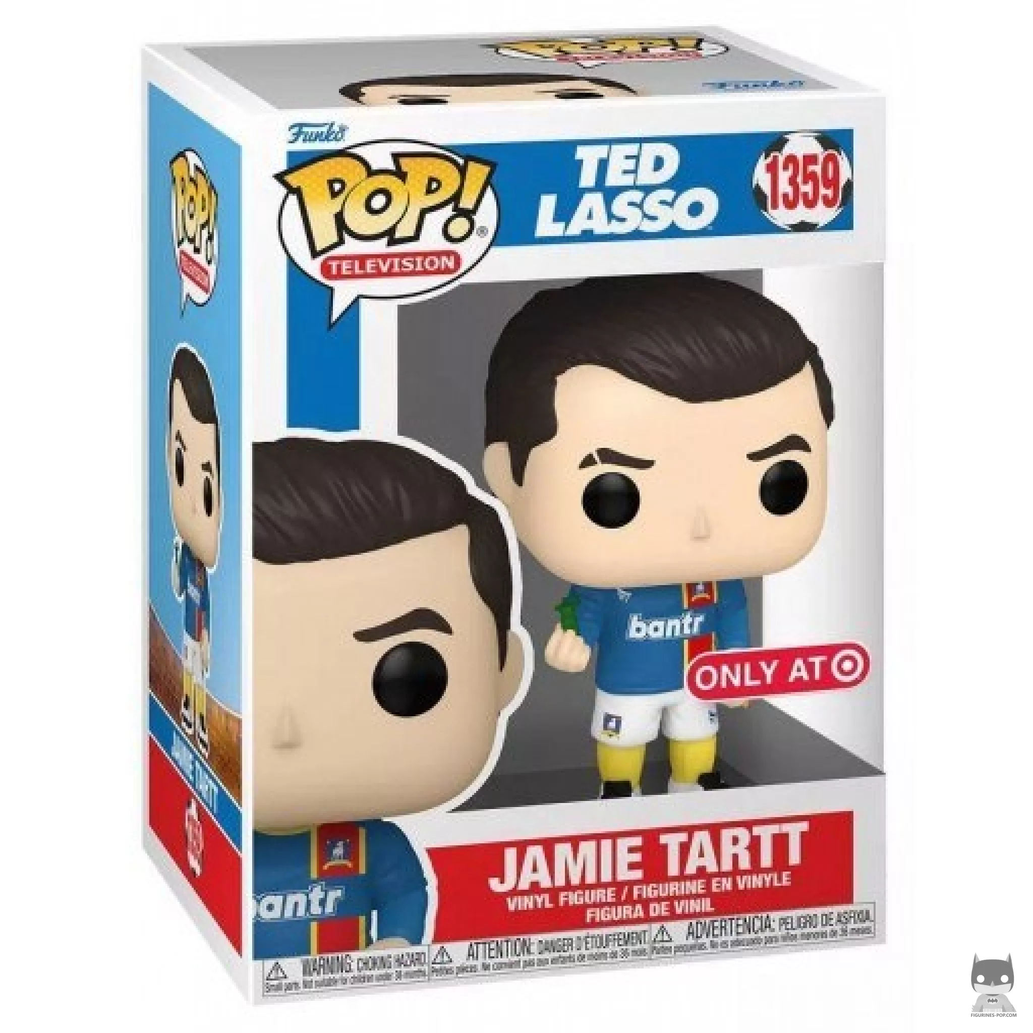 Jamie Tartt with Army Man Funko Pop! figure in its box