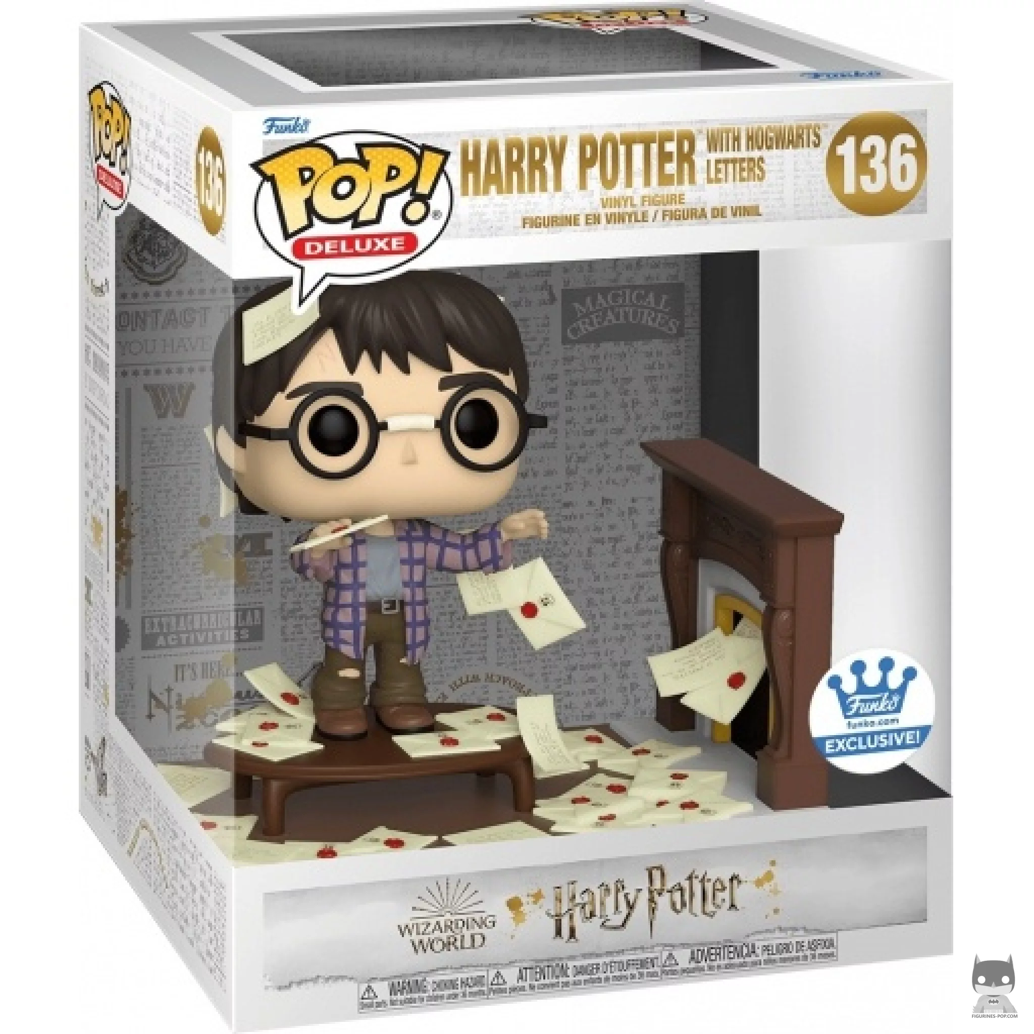 Harry Potter with letters Funko Pop! figure in its box