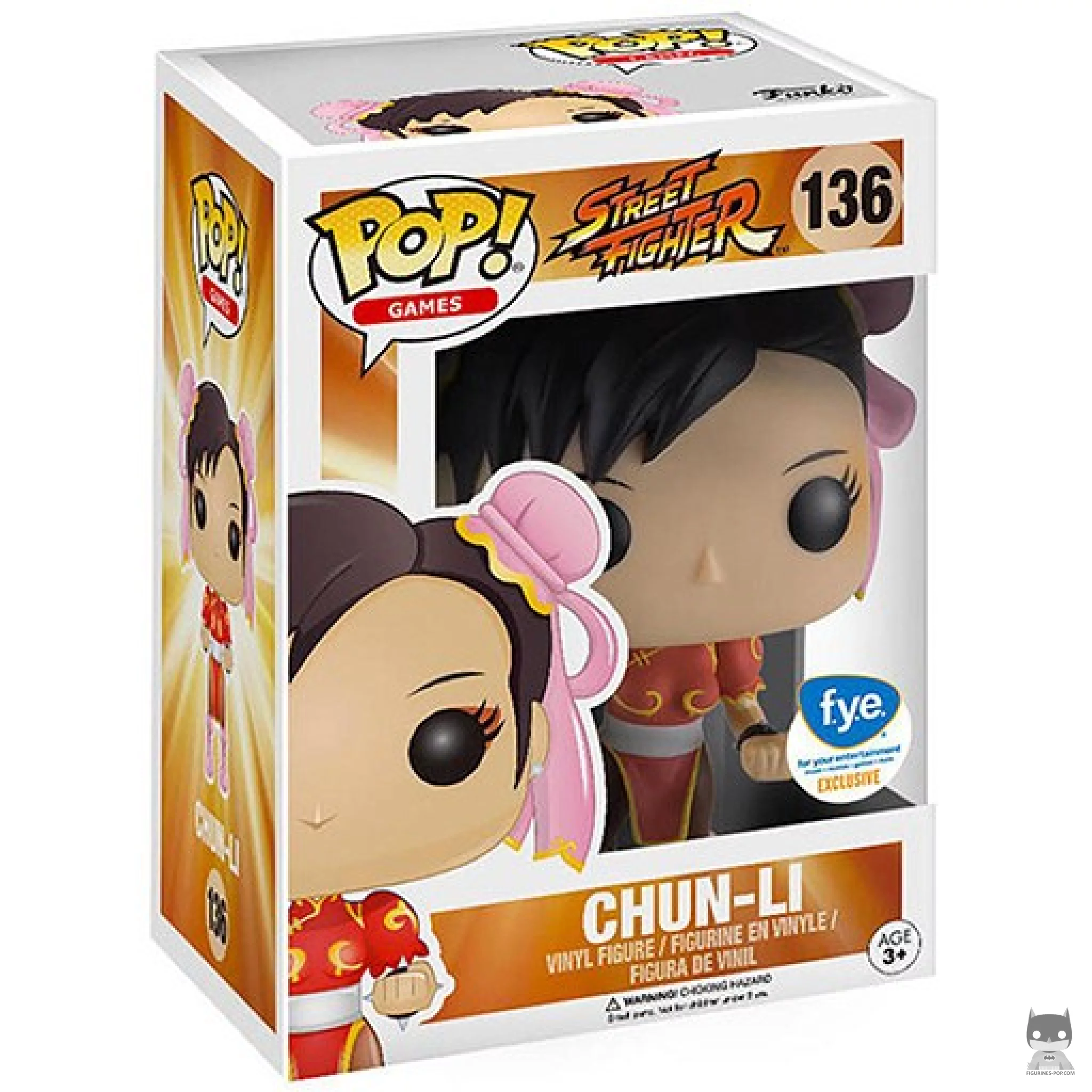Chun-Li (Red) Funko Pop! figure in its box