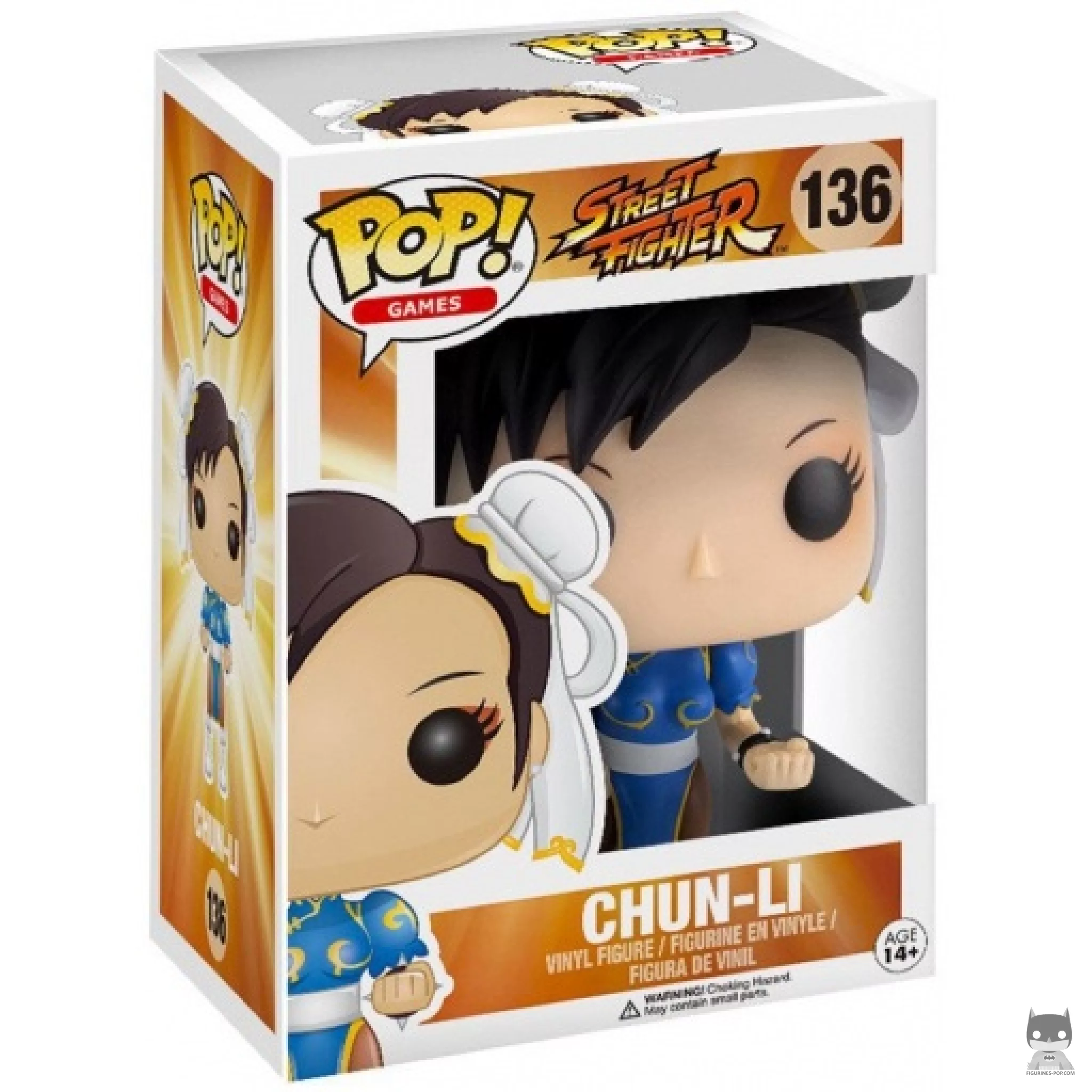 Chun-Li Funko Pop! figure in its box