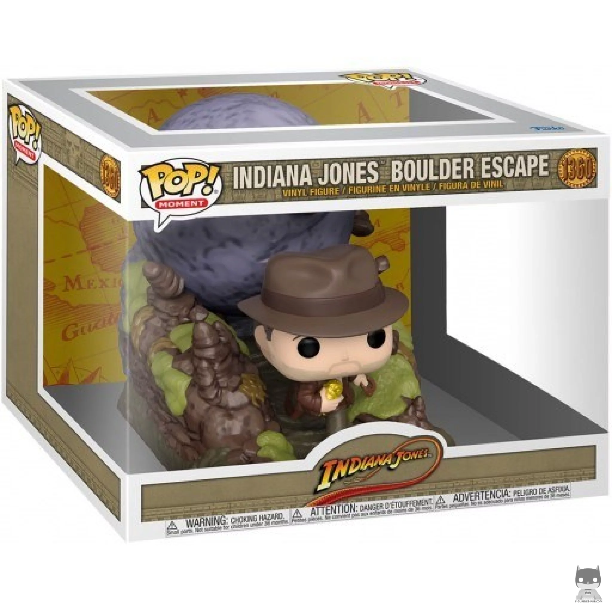 Indiana Jones Boulder Funko Pop! figure in its box