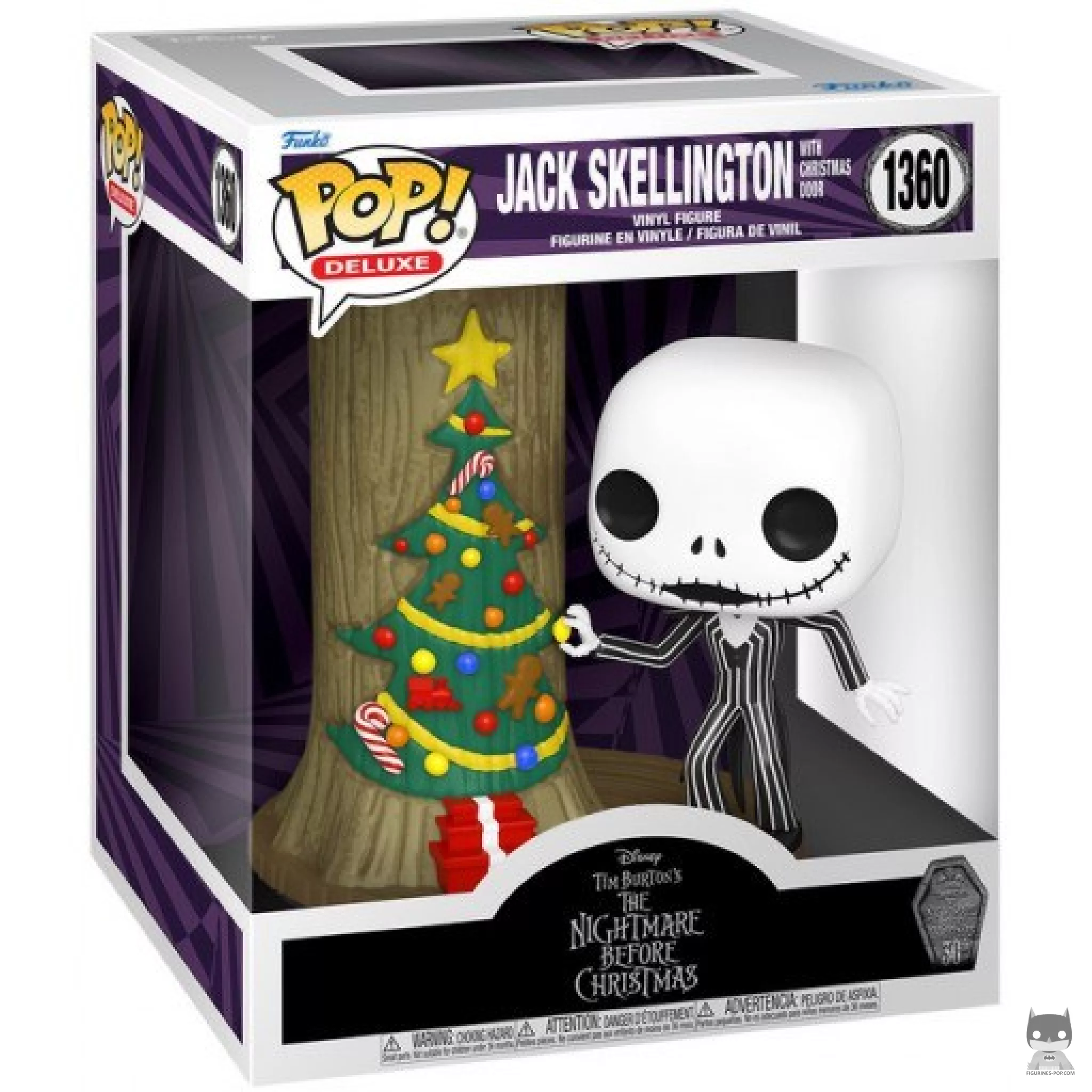 Jack Skellington with Christmas Door Funko Pop! figure in its box
