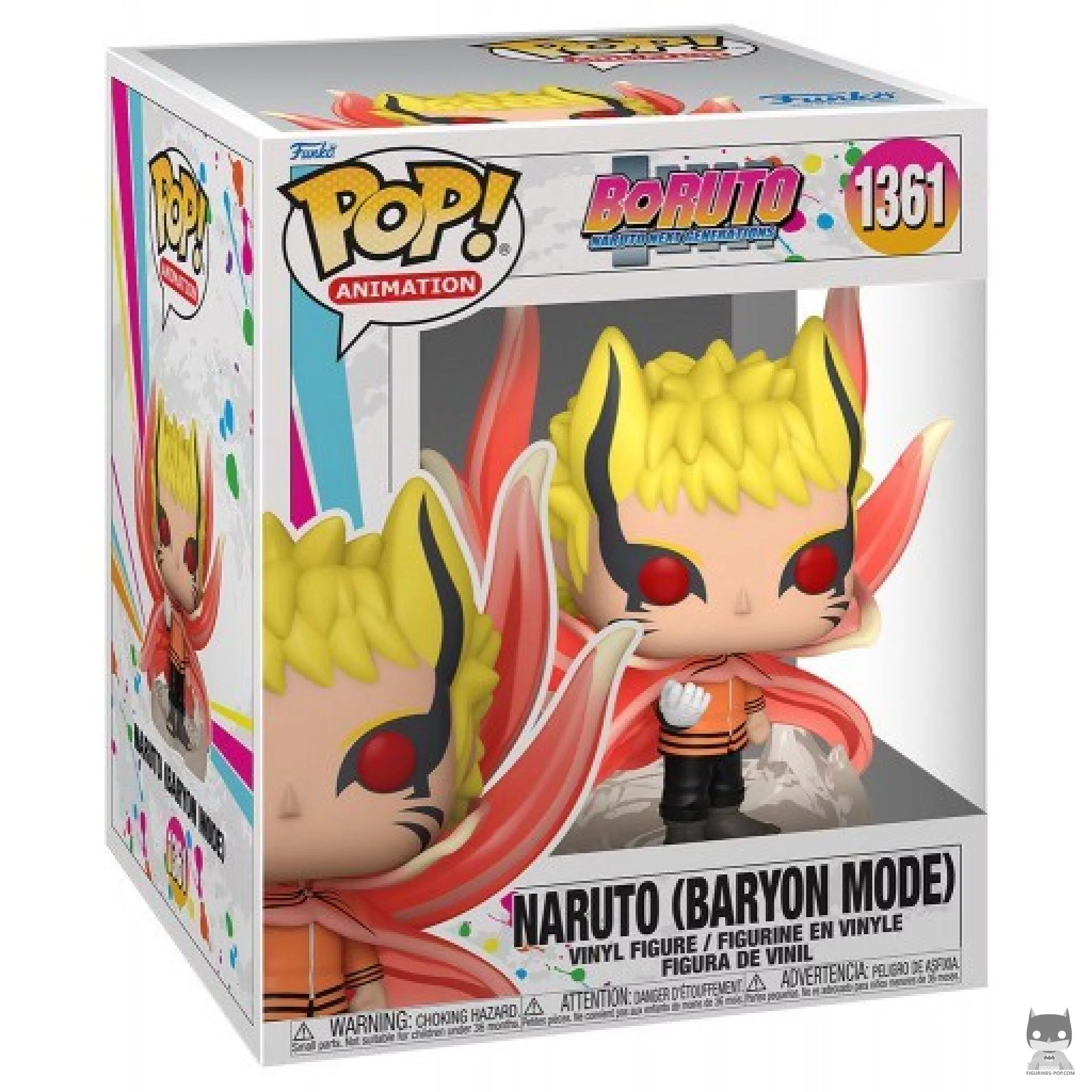 Naruto (Baryon Mode) (Supersized) Funko Pop! figure in its box