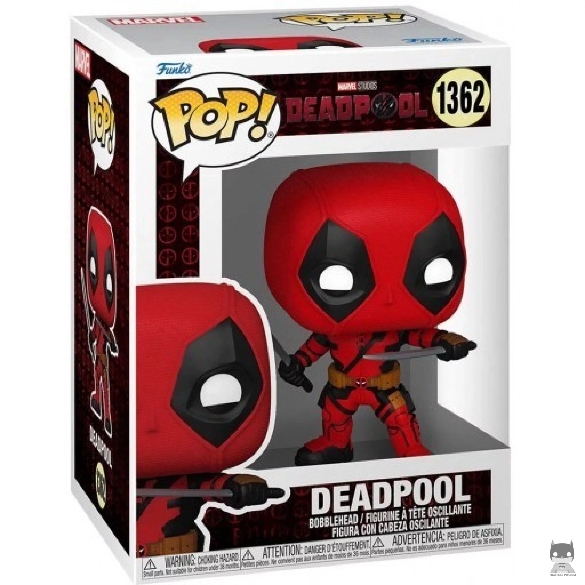 Deadpool Funko Pop! figure in its box