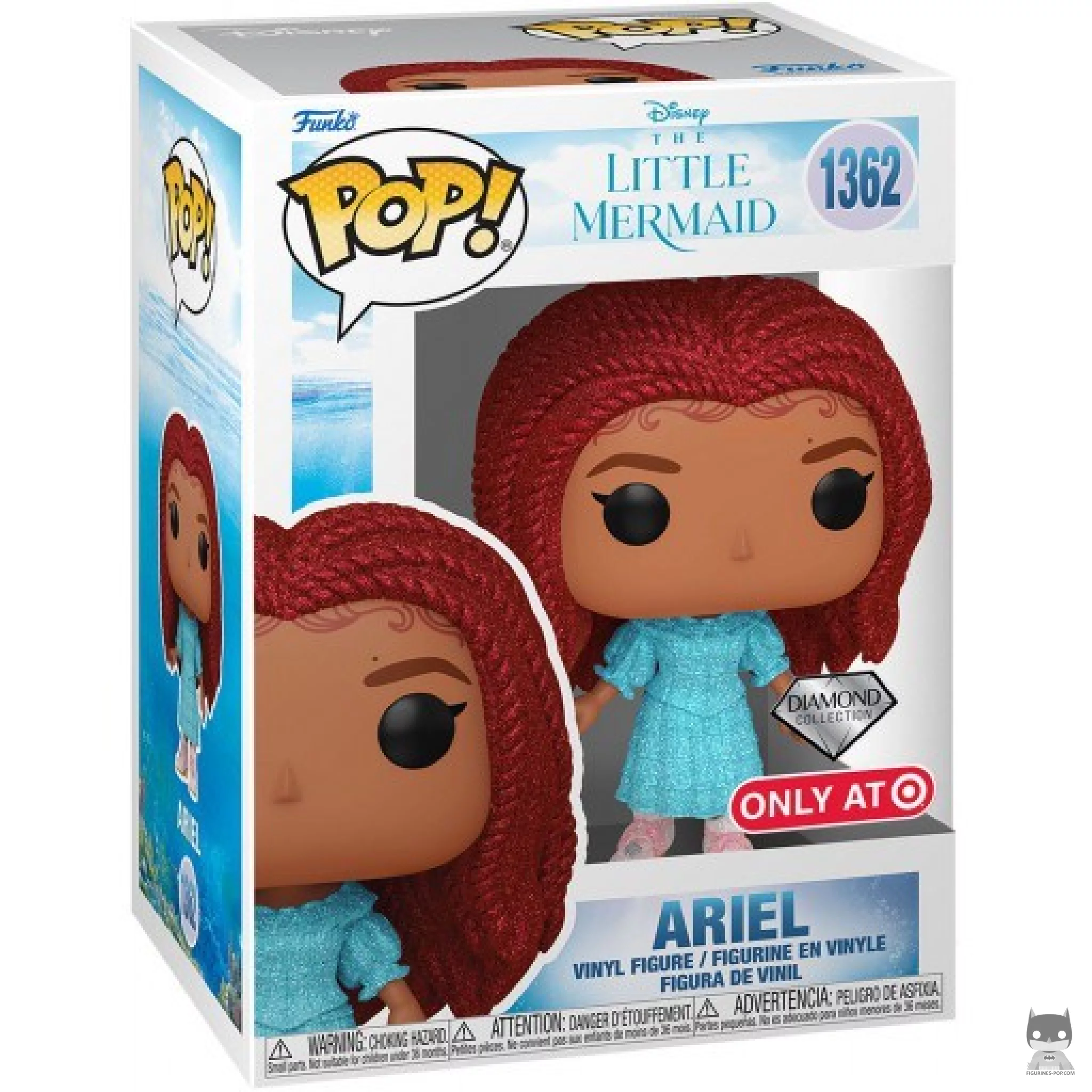 Ariel (Diamond Glitter) Funko Pop! figure in its box