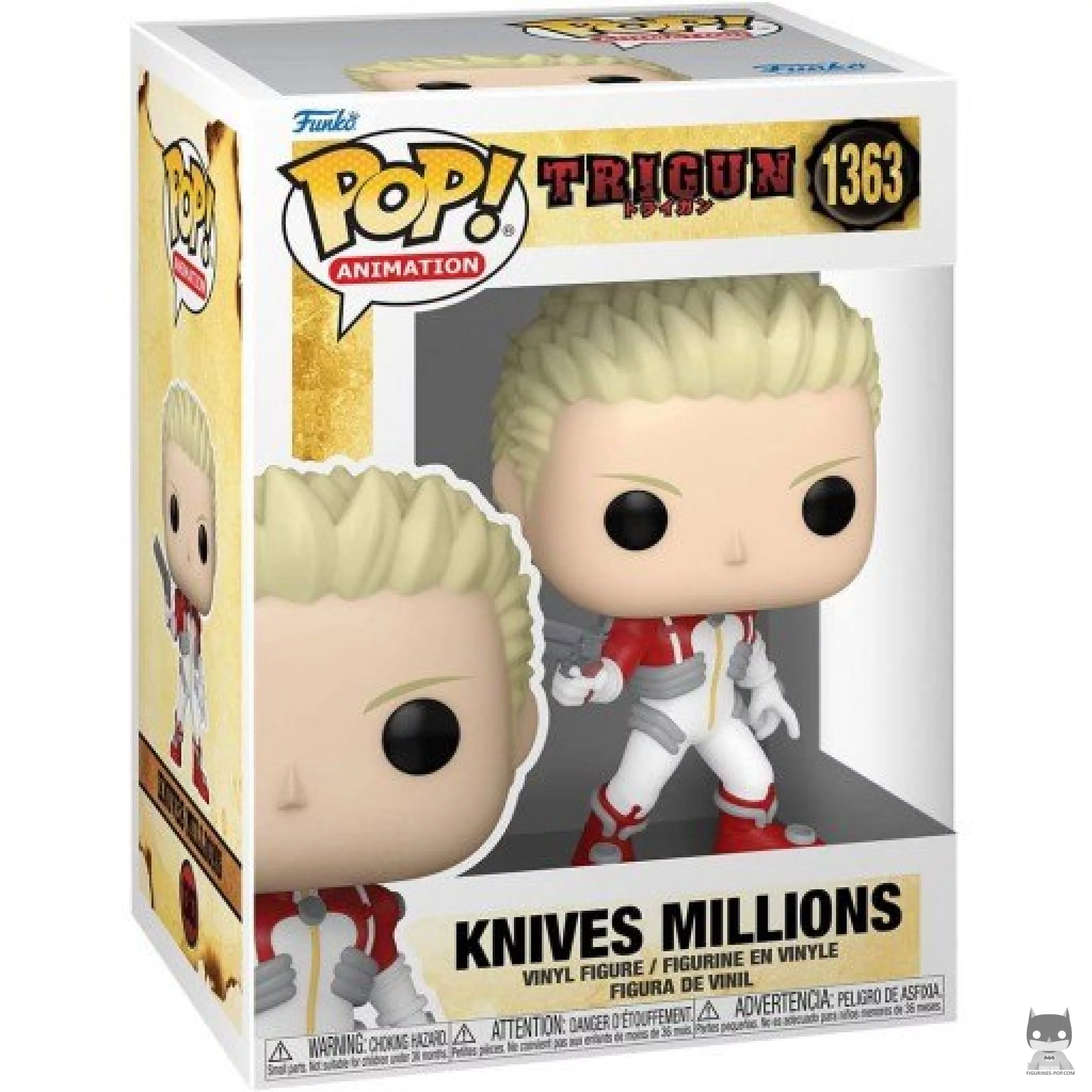 Knives Millions Funko Pop! figure in its box