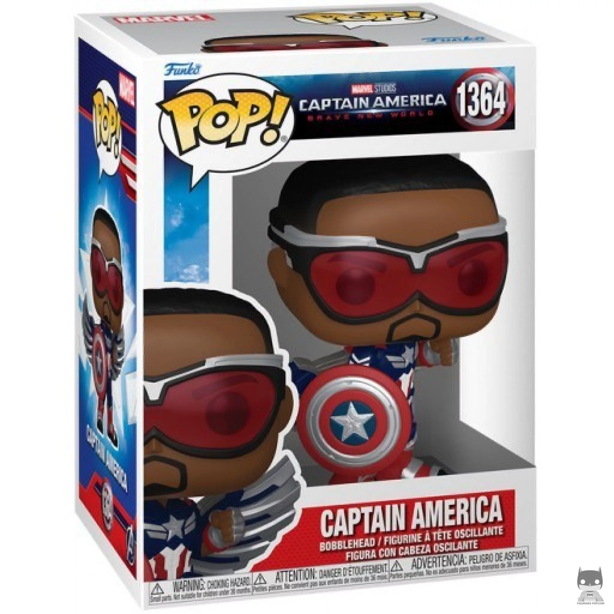 Captain America Funko Pop! figure in its box