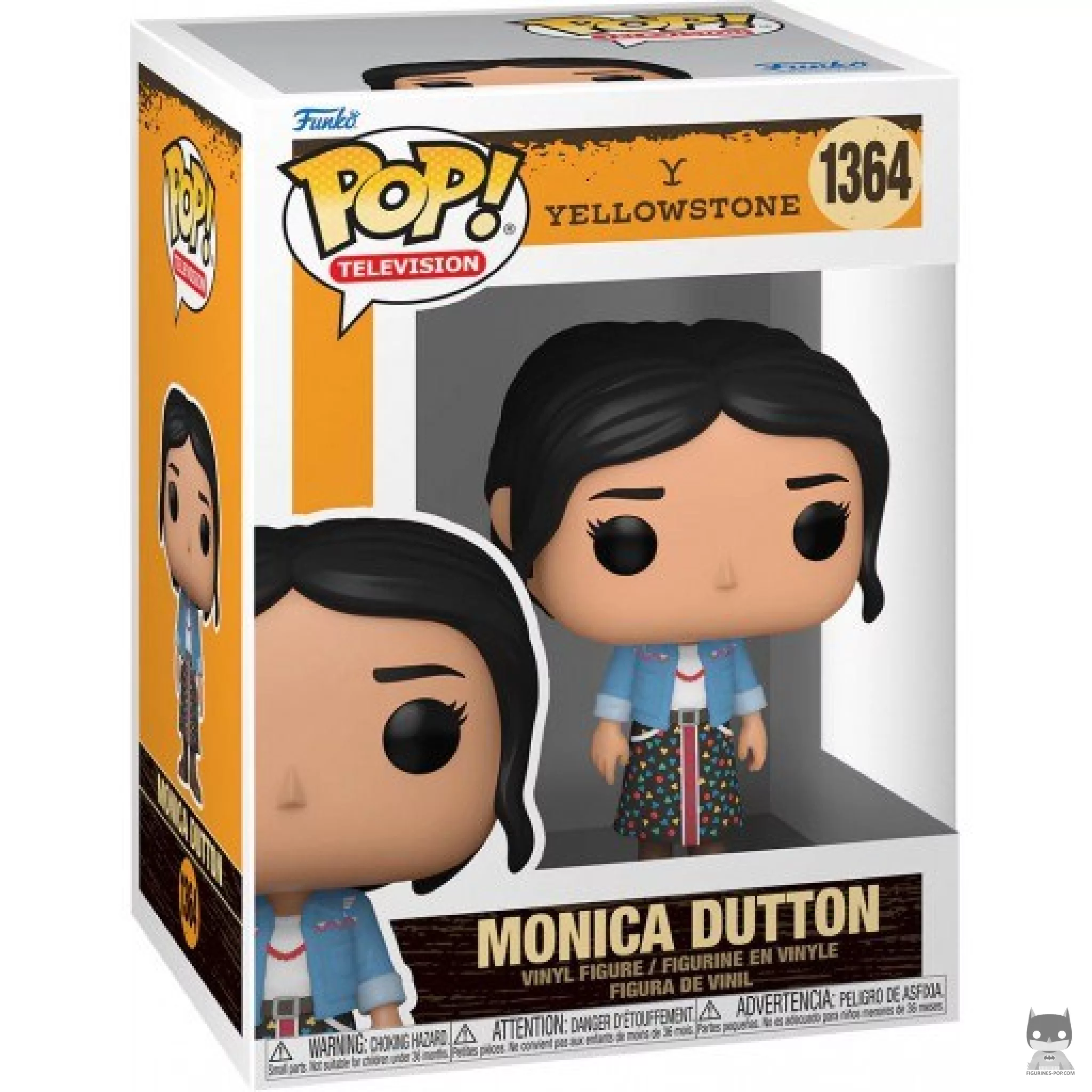 Monica Dutton Funko Pop! figure in its box