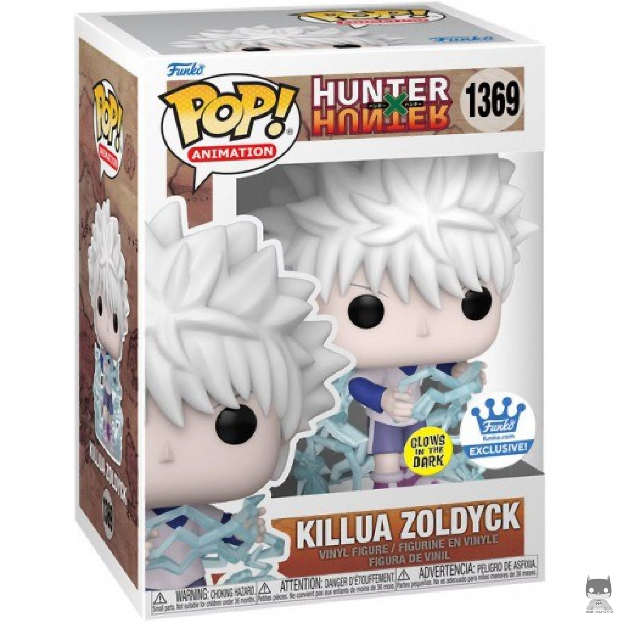 Killua Zoldyck (Glow in the Dark) Funko Pop! figure in its box