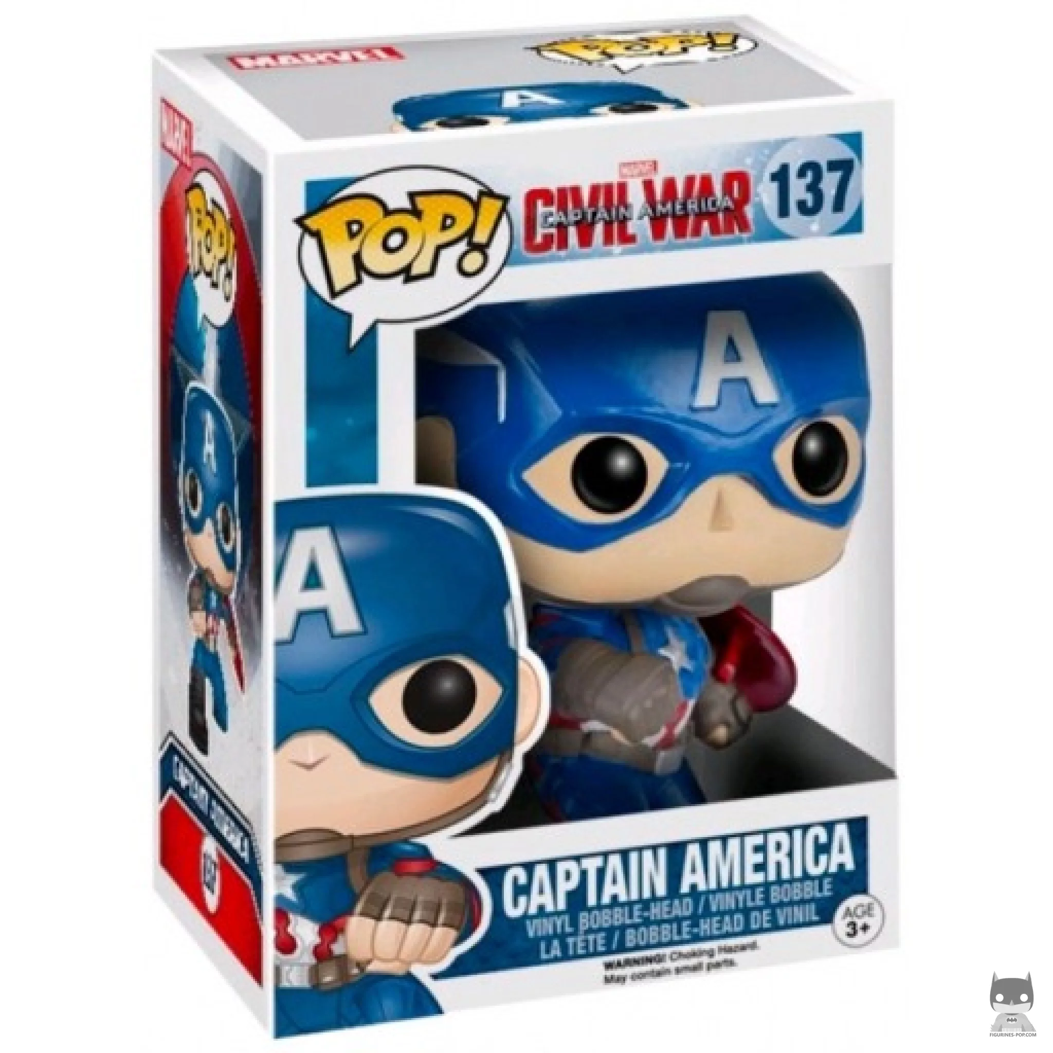 Captain America Funko Pop! figure in its box