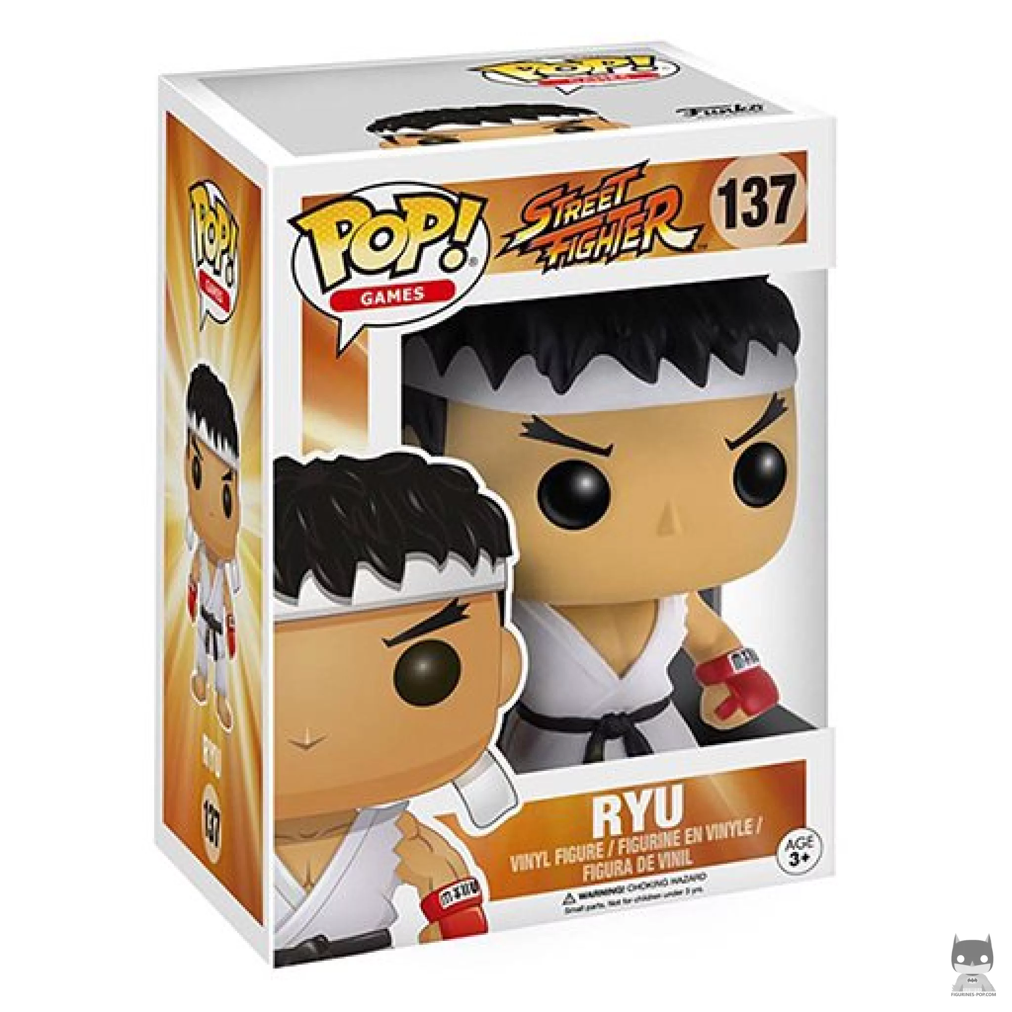 Ryu (White Headband) Funko Pop! figure in its box