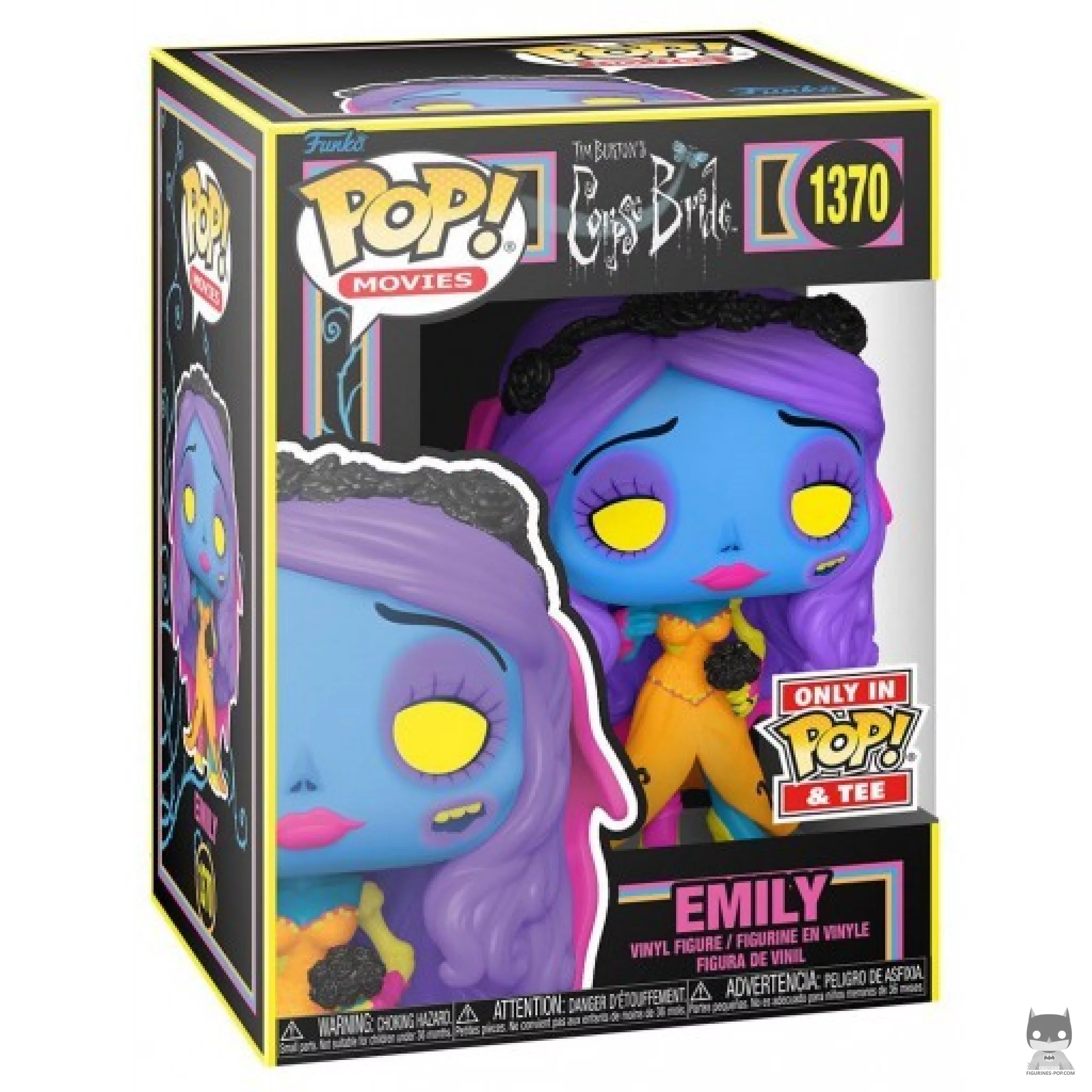 Emily (Black Light) Funko Pop! figure in its box