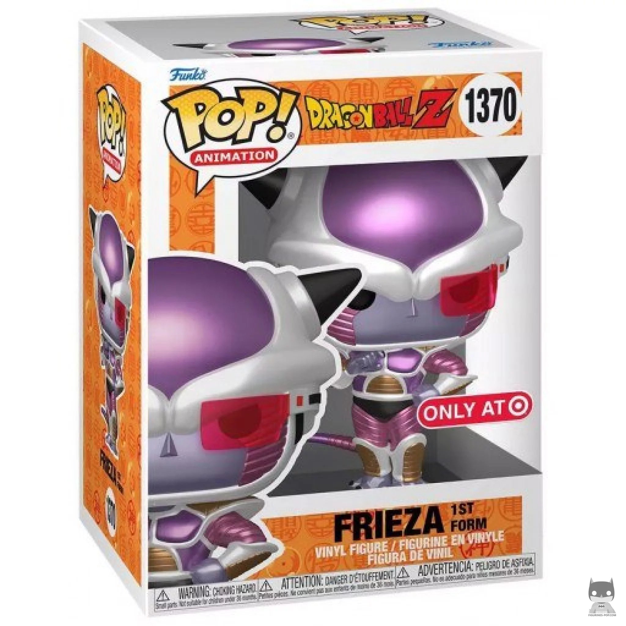 Frieza First Form (Metallic) Funko Pop! figure in its box