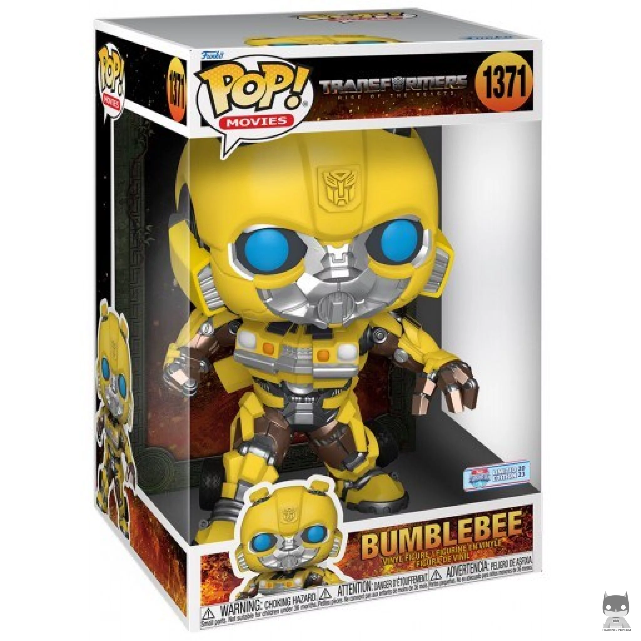 Bumblebee (Supersized) Funko Pop! figure in its box