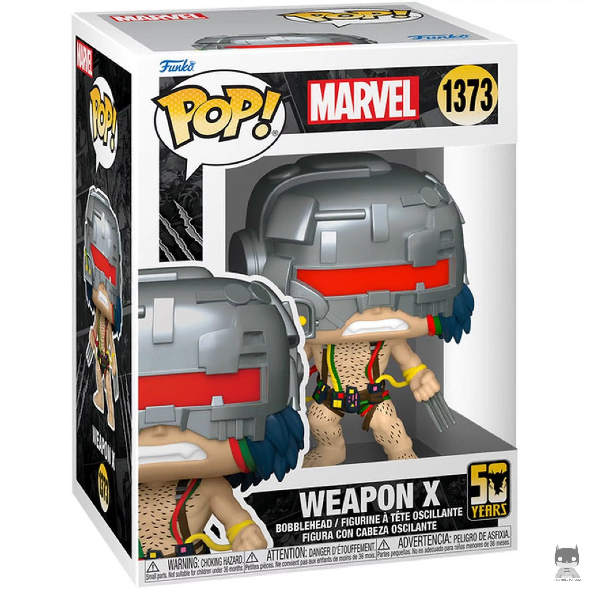 Weapon X Funko Pop! figure in its box