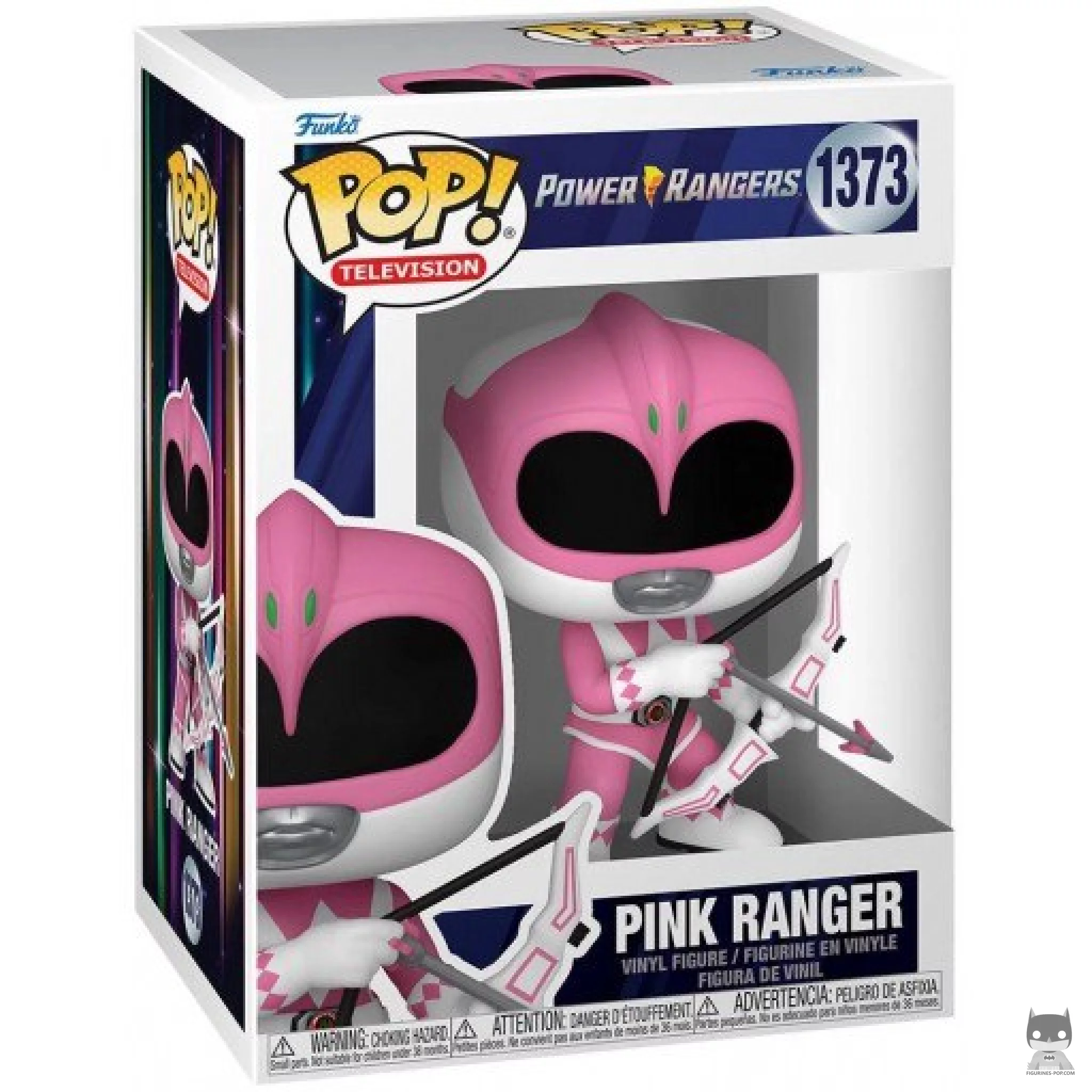 Pink Ranger Funko Pop! figure in its box