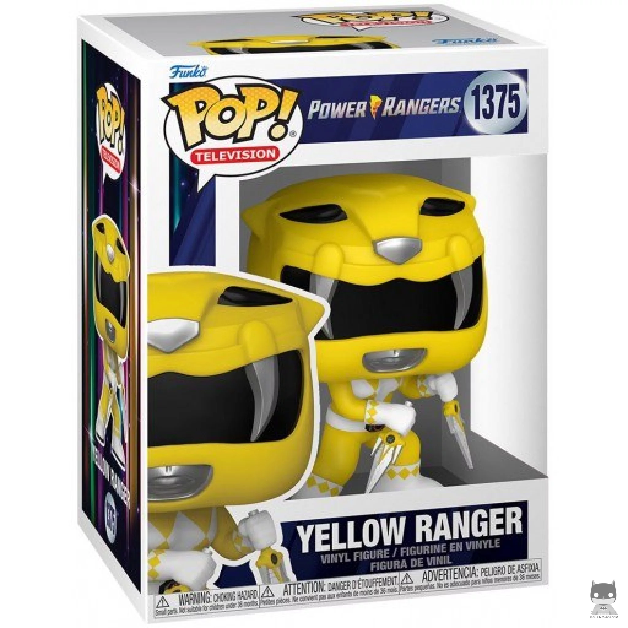 Yellow Ranger Funko Pop! figure in its box