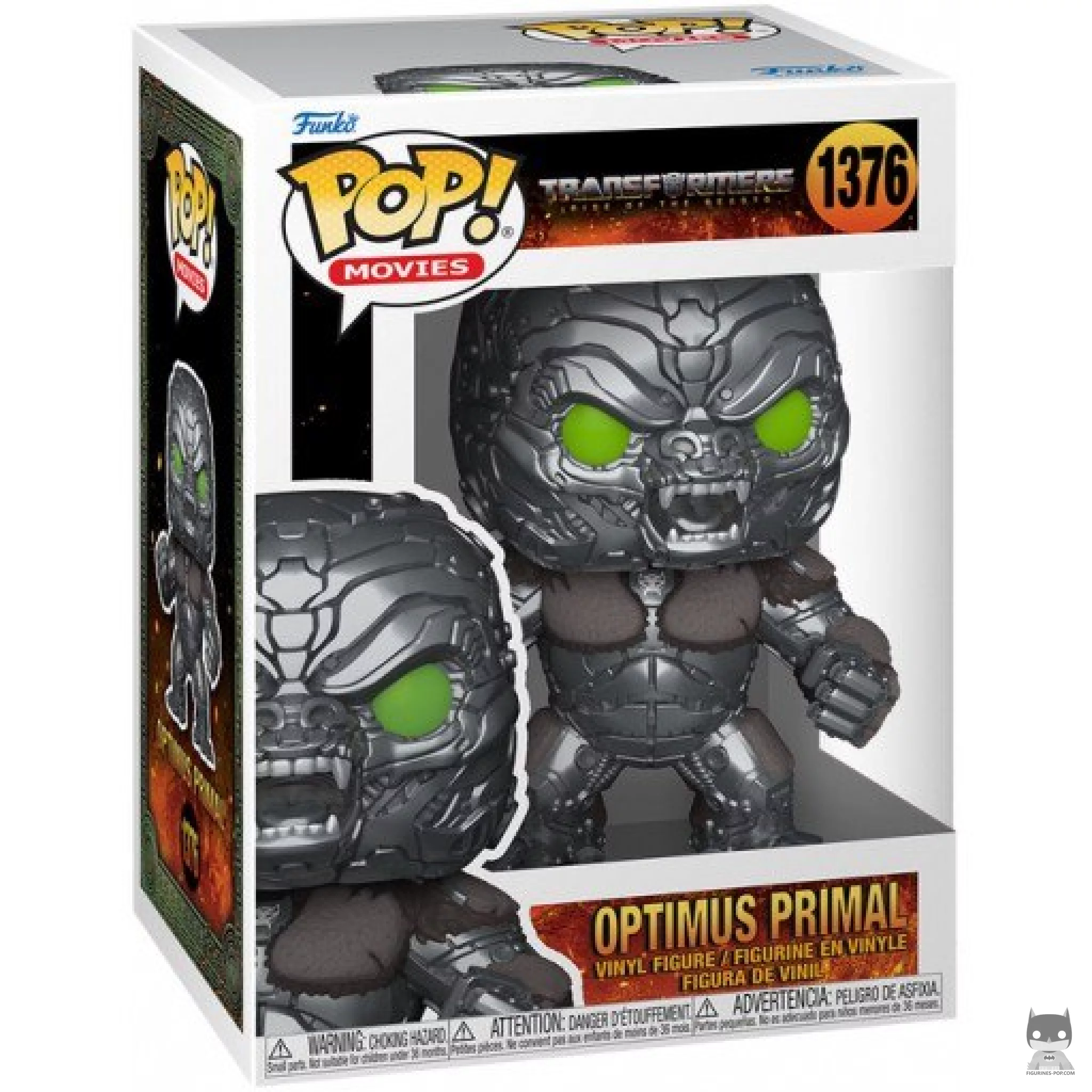 Optimus Primal Funko Pop! figure in its box