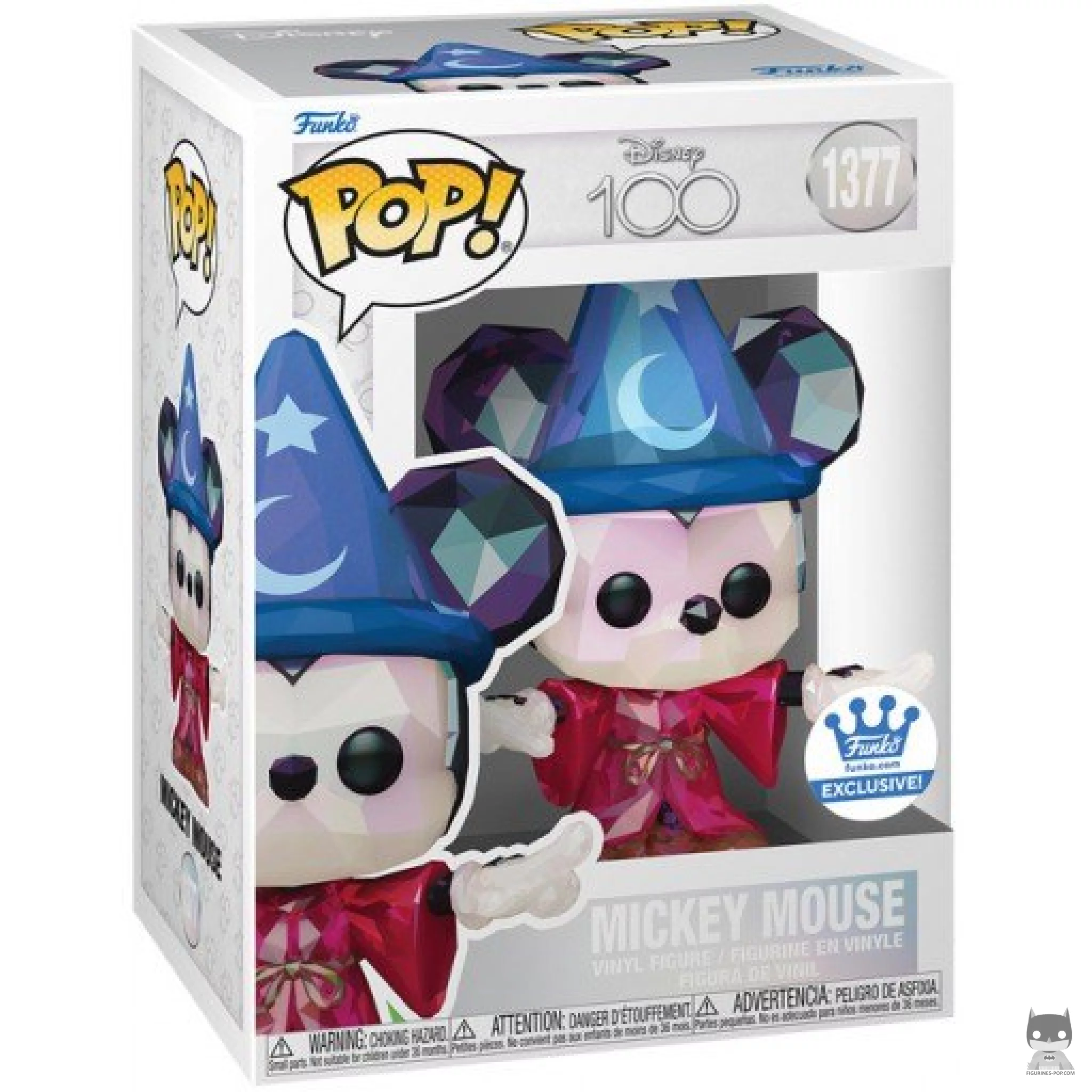 Sorcerer's Apprentice Mickey (Facet) Funko Pop! figure in its box